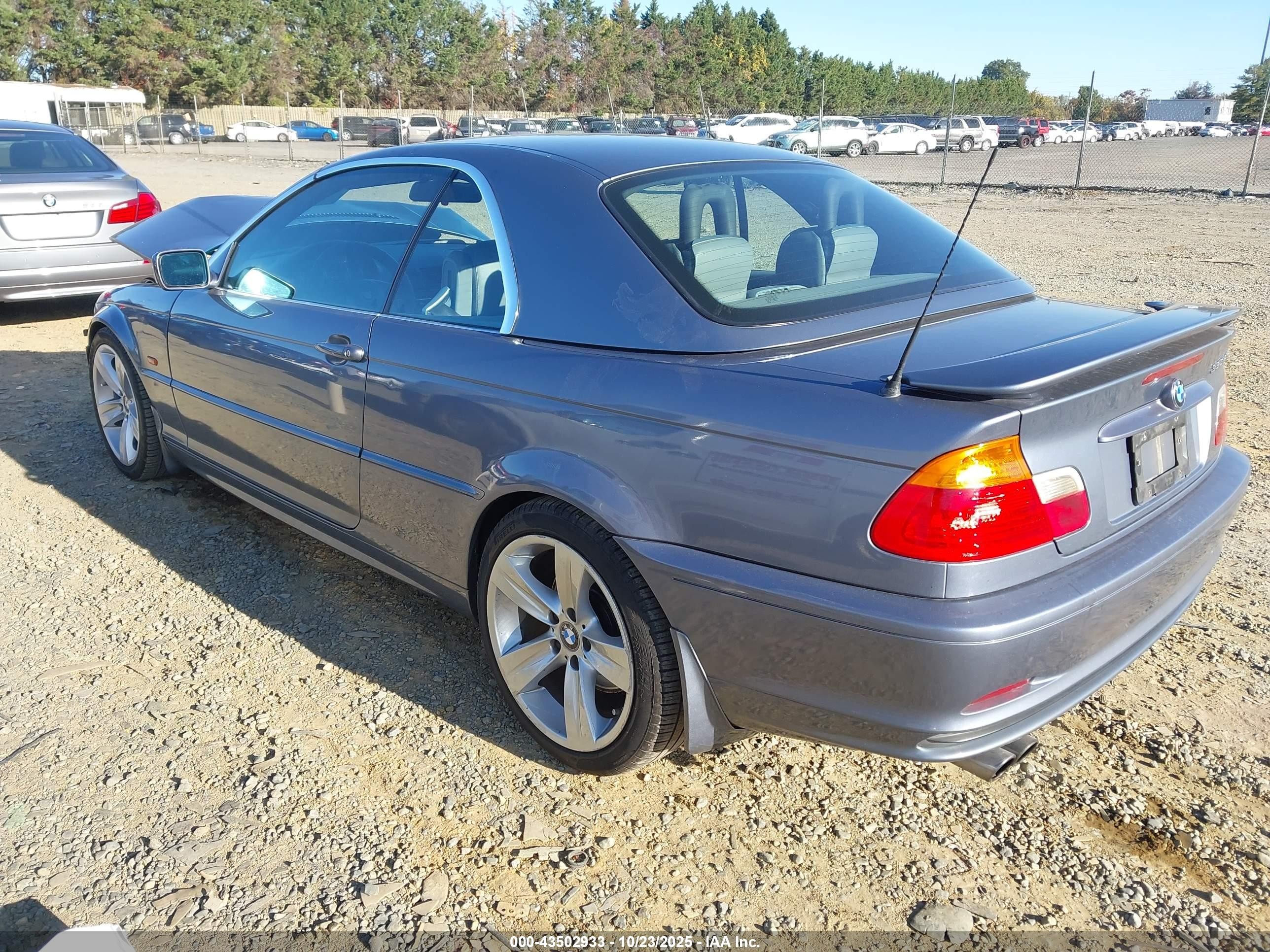 2001 Bmw 330ci   Blue vin: WBABS53461EV86297