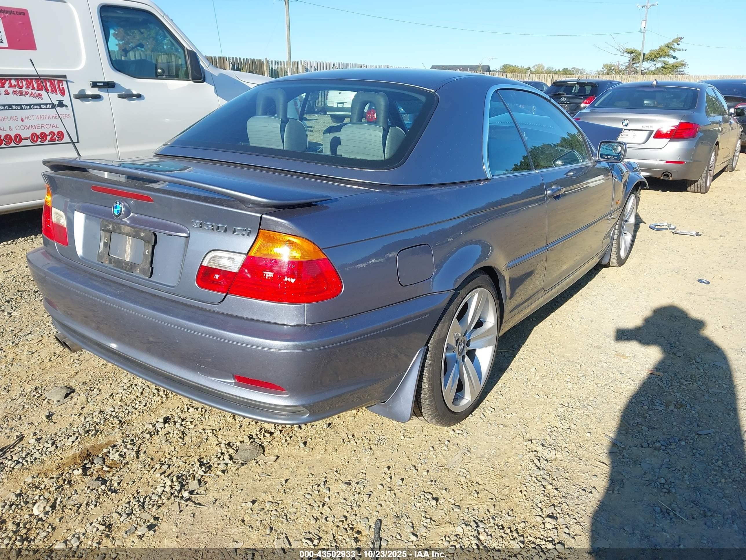 2001 Bmw 330ci   Blue vin: WBABS53461EV86297