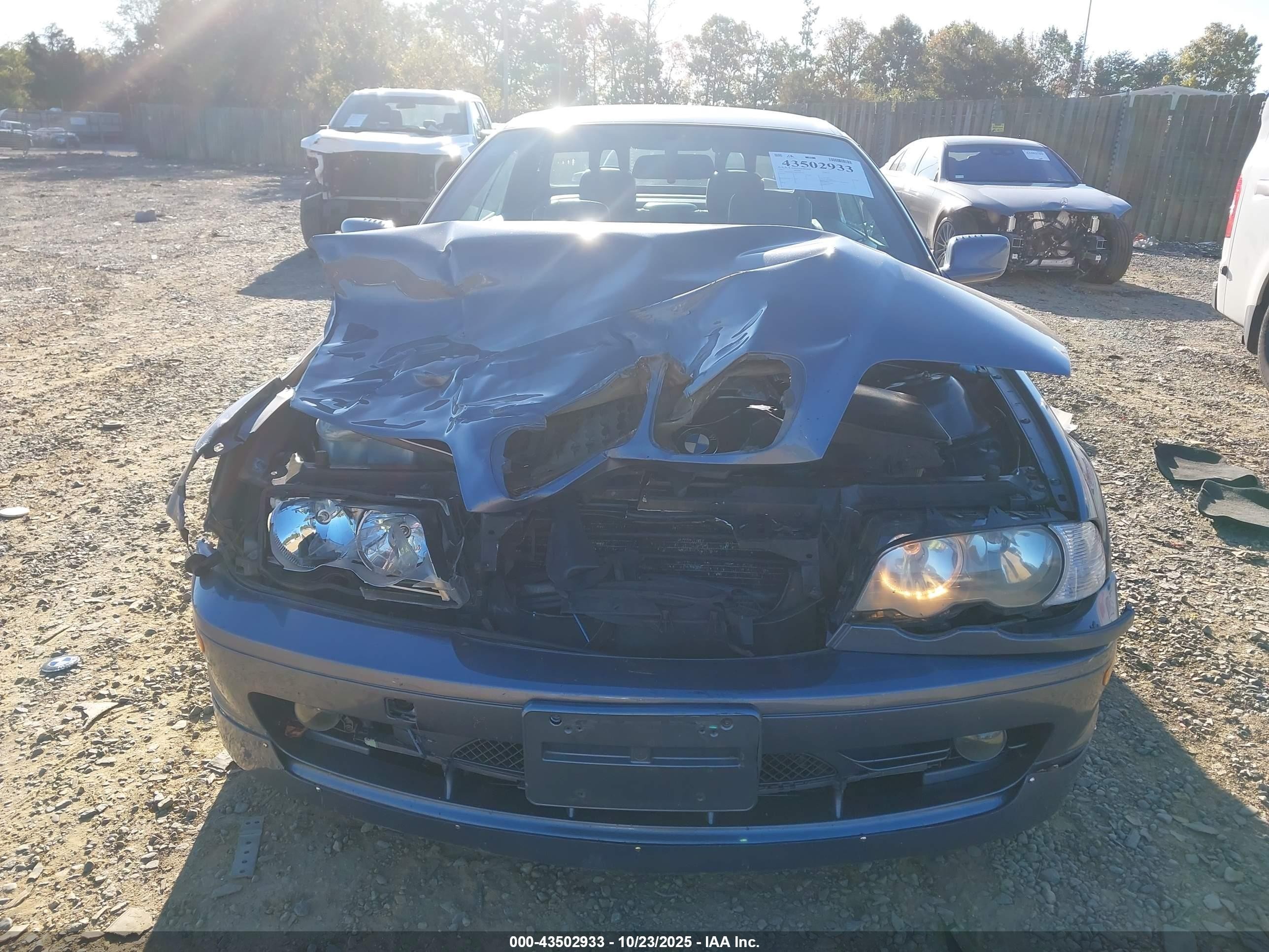 2001 Bmw 330ci   Blue vin: WBABS53461EV86297