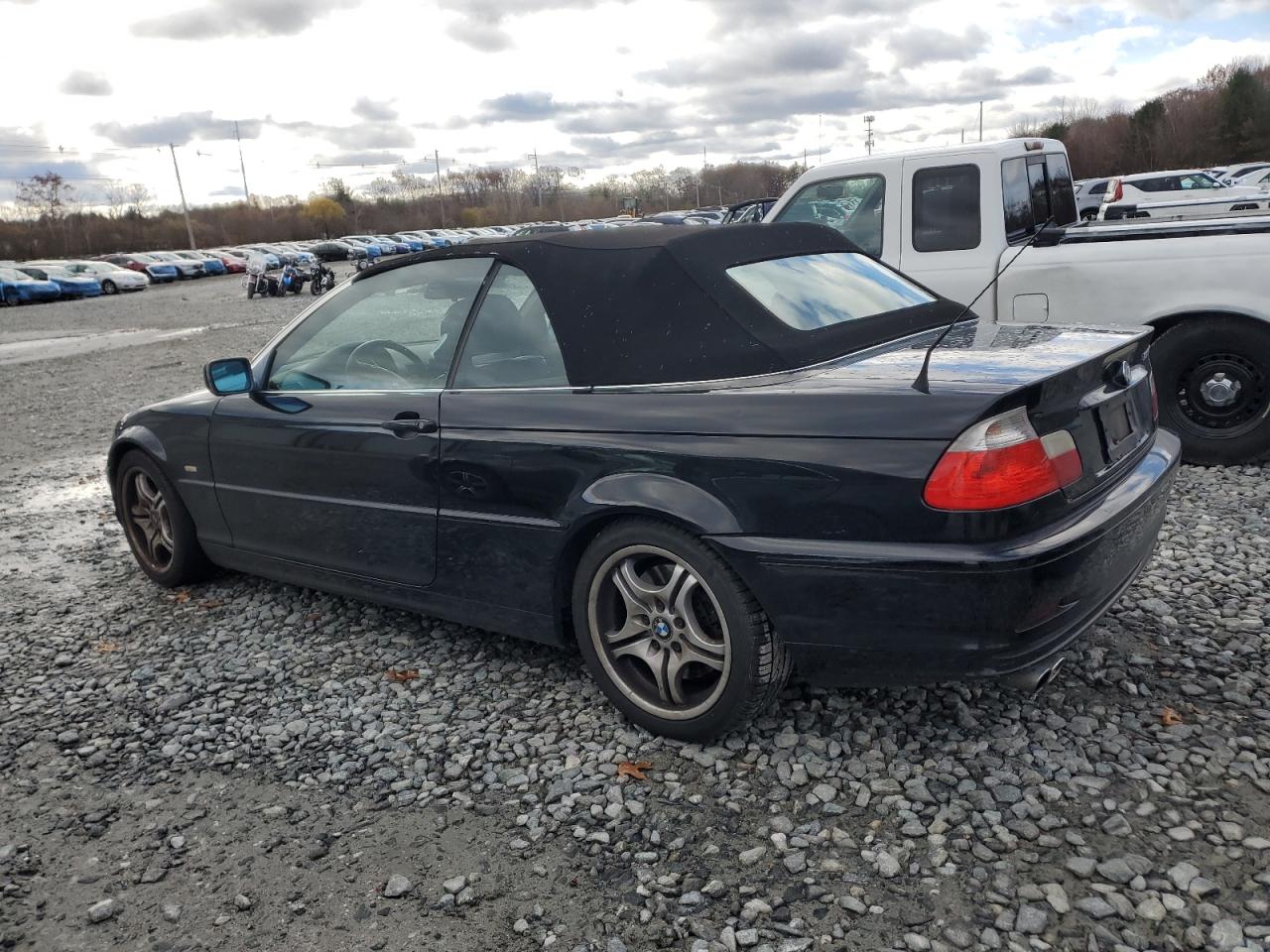 2003 Bmw 330 Ci Black vin: WBABS53463JU99199