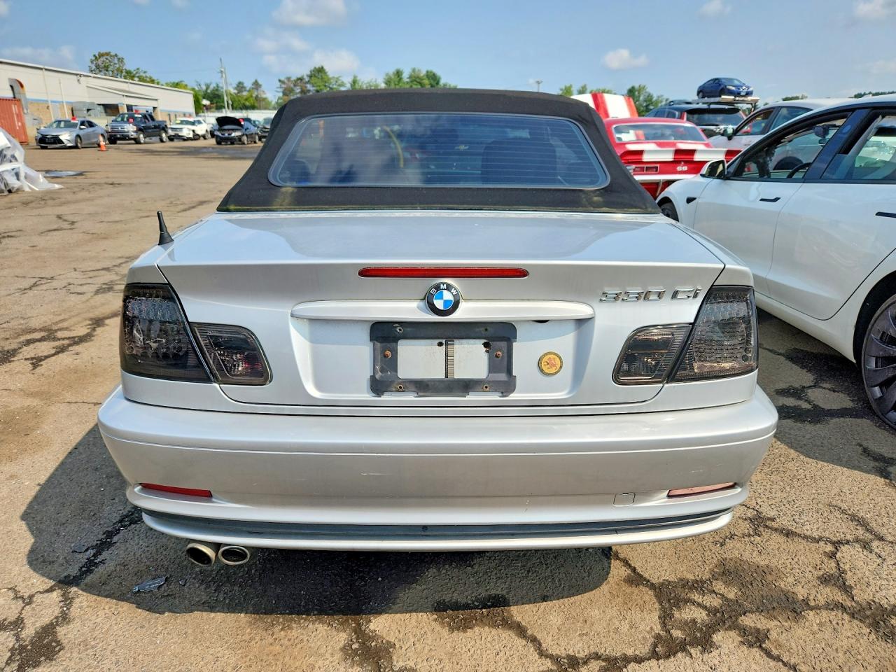 2001 Bmw 330 Ci Silver vin: WBABS53471JU88192
