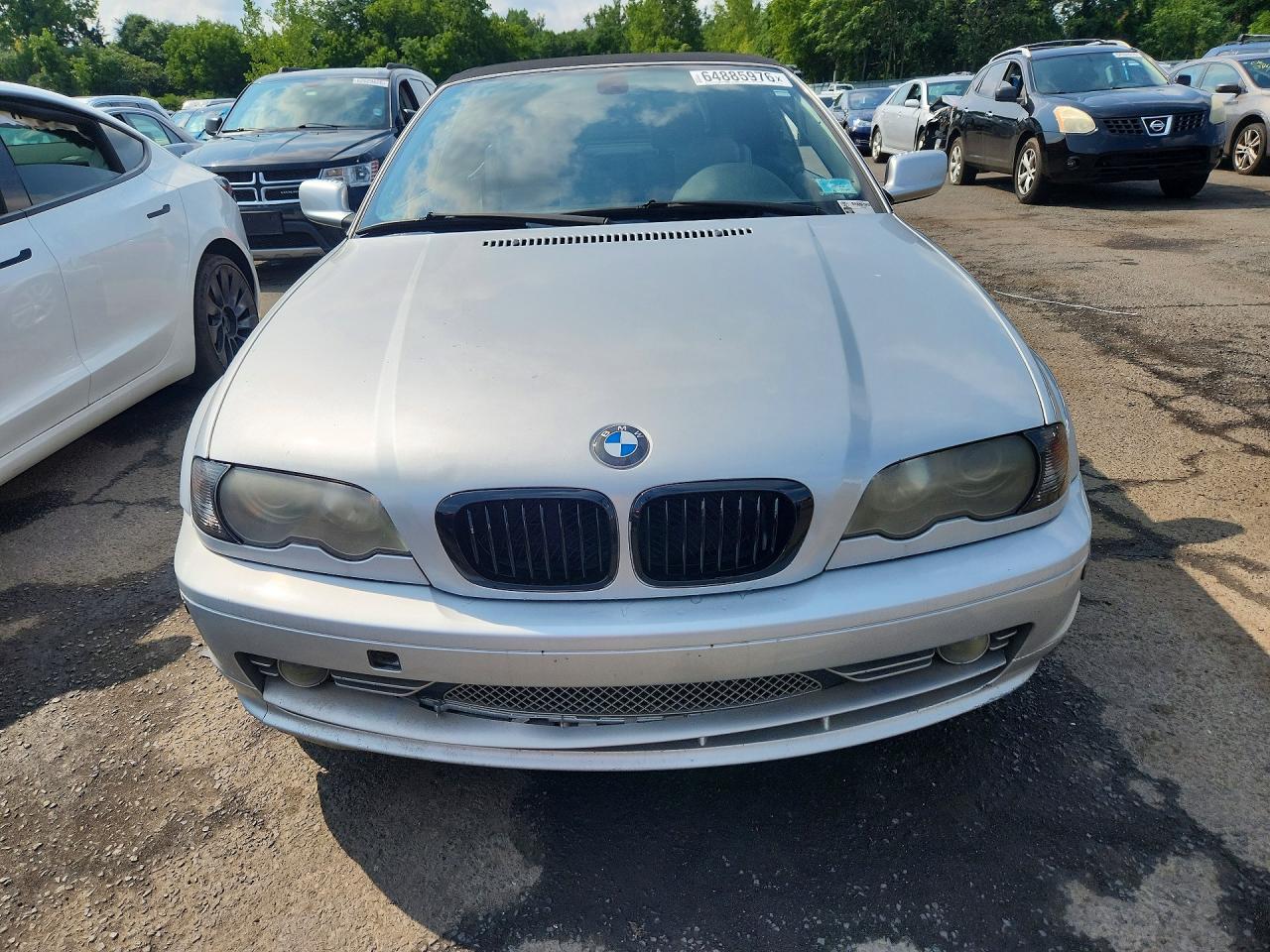 2001 Bmw 330 Ci Silver vin: WBABS53471JU88192