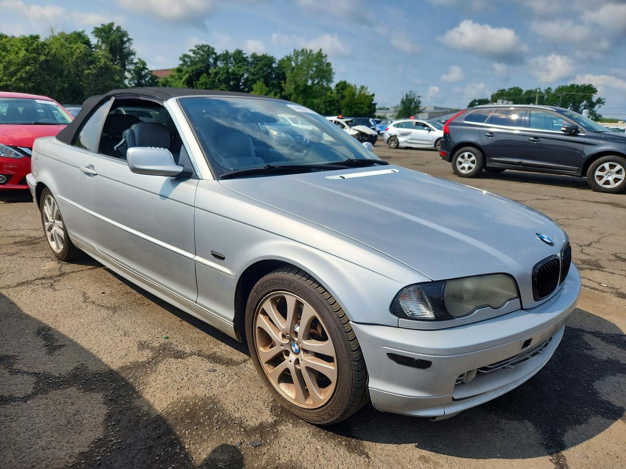 2001 Bmw 330 Ci Silver vin: WBABS53471JU88192