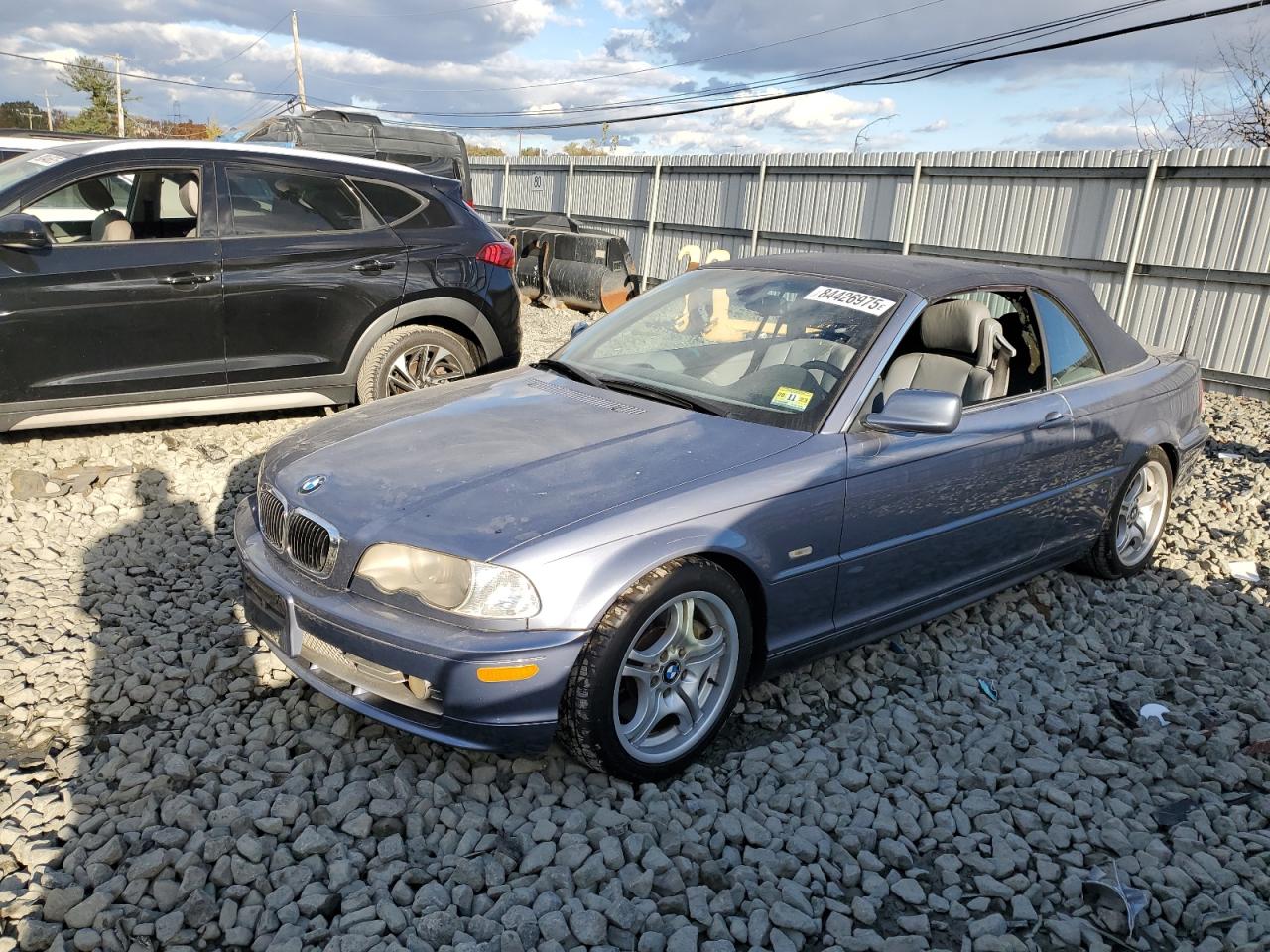 2001 Bmw 330 Ci Blue vin: WBABS53471JU88578