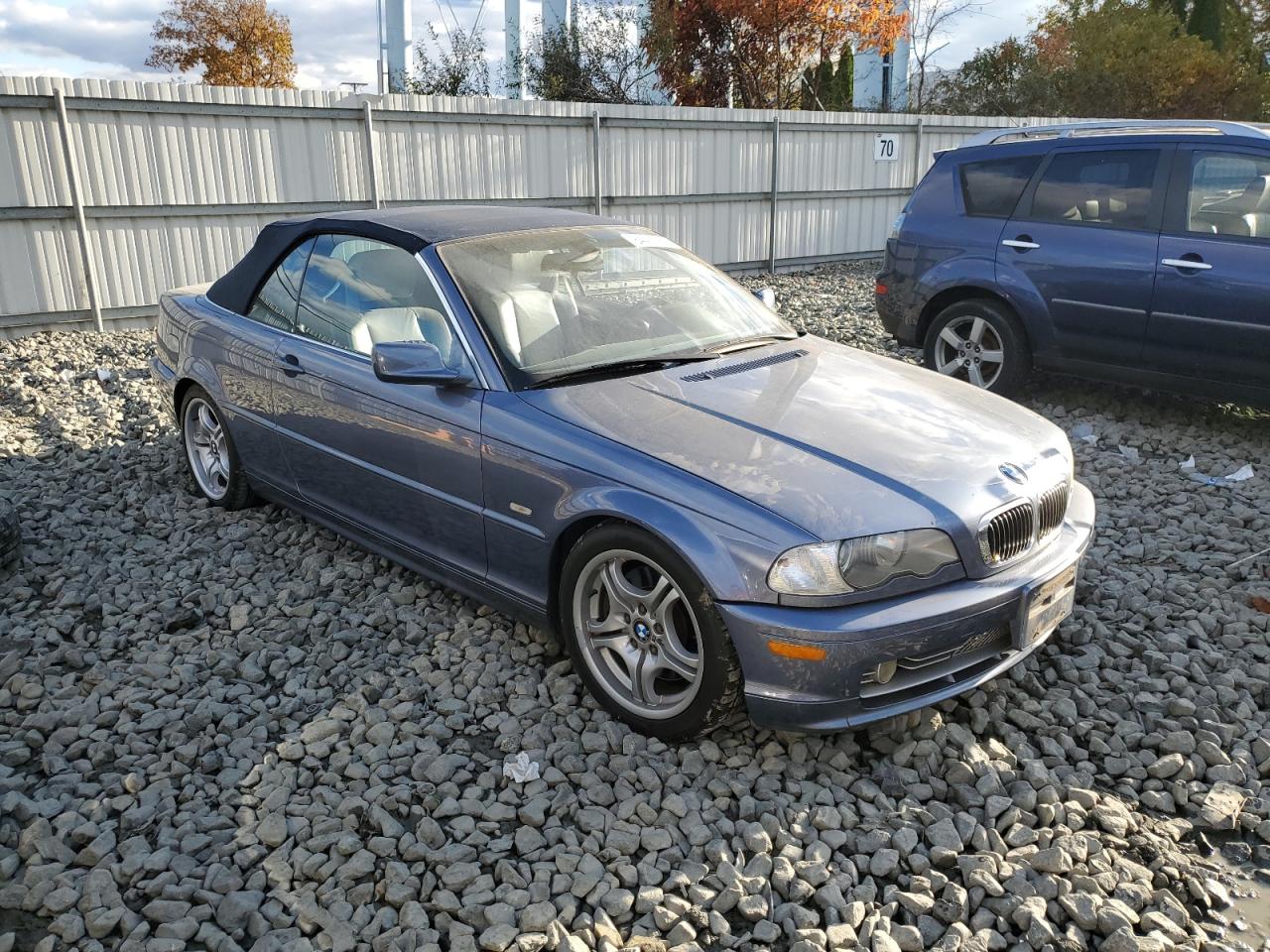 2001 Bmw 330 Ci Blue vin: WBABS53471JU88578