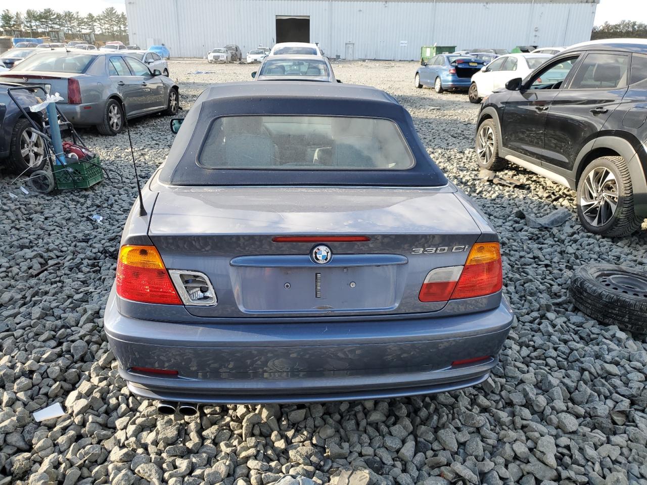 2001 Bmw 330 Ci Blue vin: WBABS53471JU88578