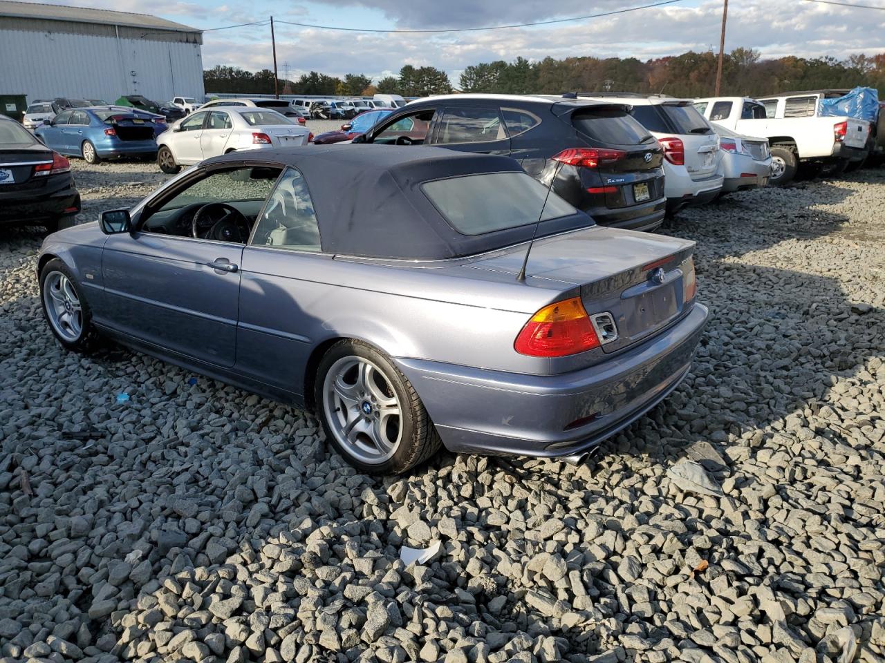 2001 Bmw 330 Ci Blue vin: WBABS53471JU88578