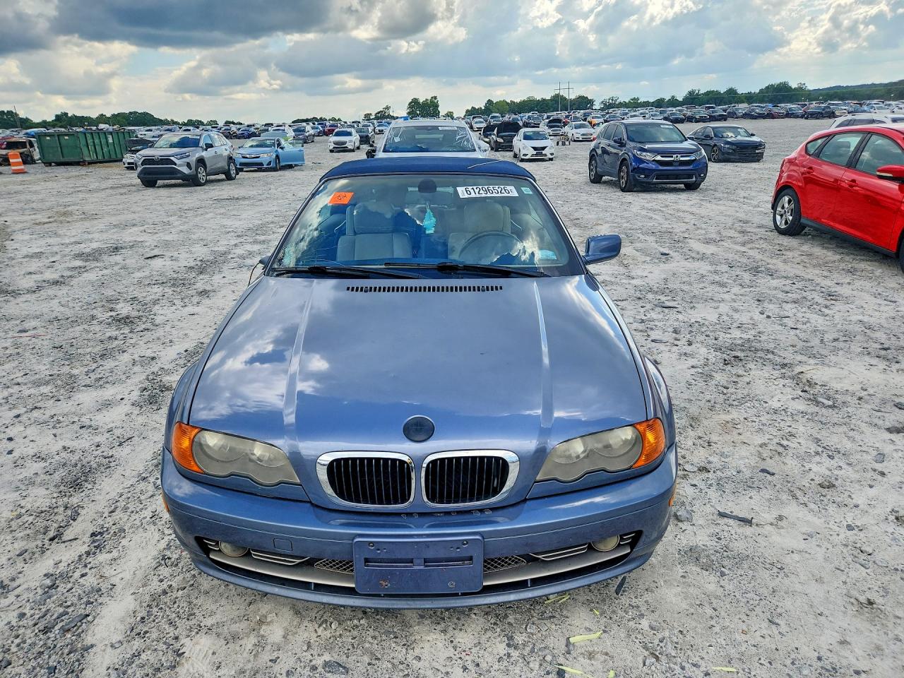 2002 Bmw 330 Ci Синий vin: WBABS53472JU91448