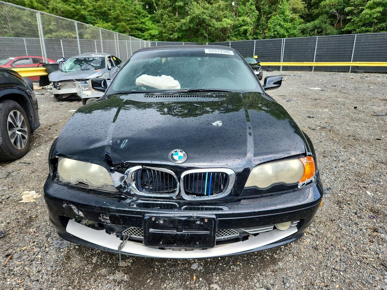2002 Bmw 330 Ci Black vin: WBABS53482JU89966