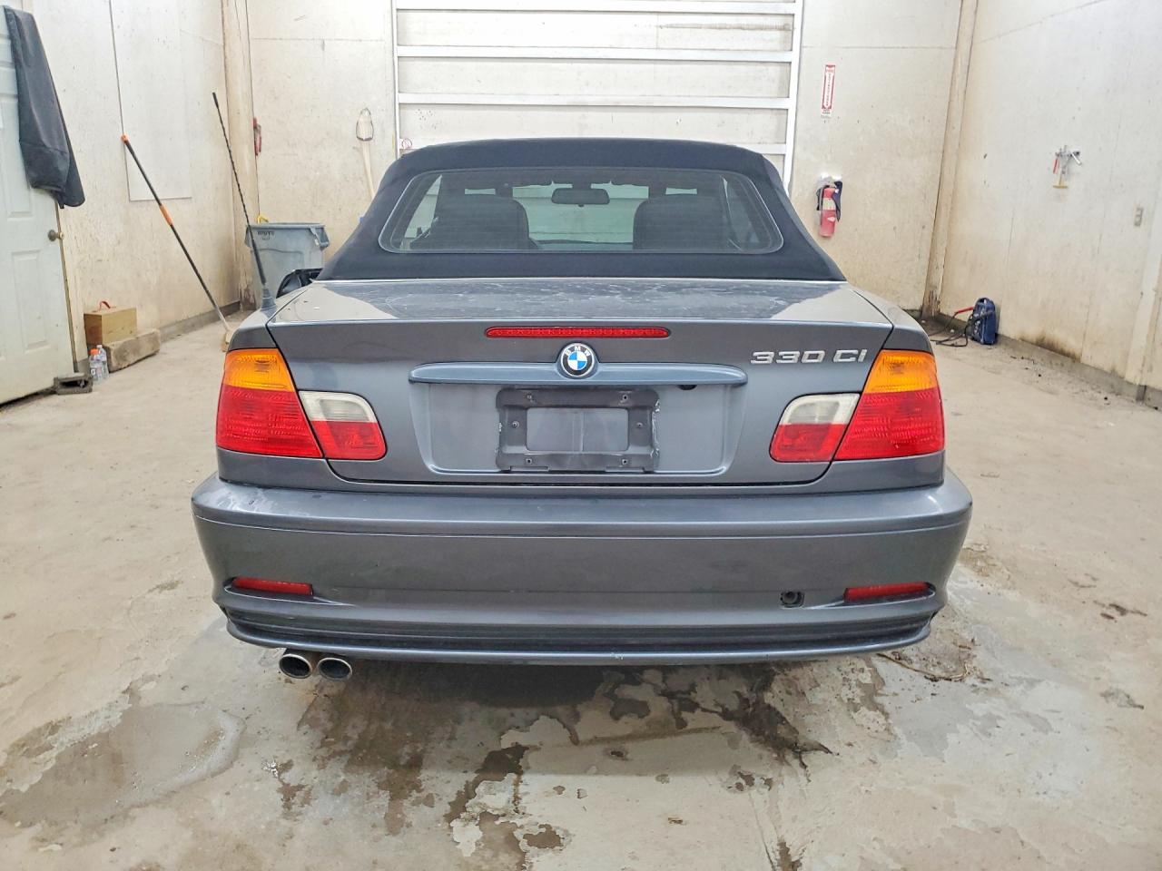 2002 Bmw 330 Ci Gray vin: WBABS53482JU93242