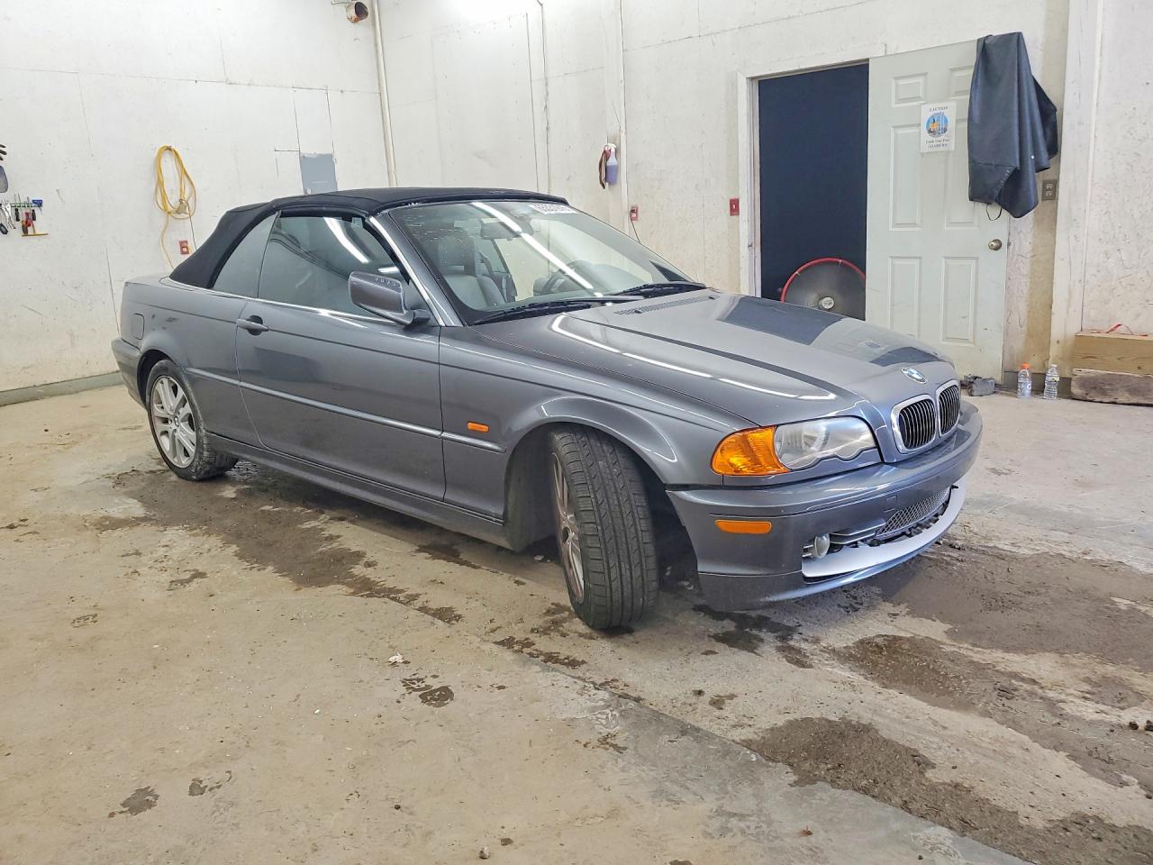 2002 Bmw 330 Ci Gray vin: WBABS53482JU93242