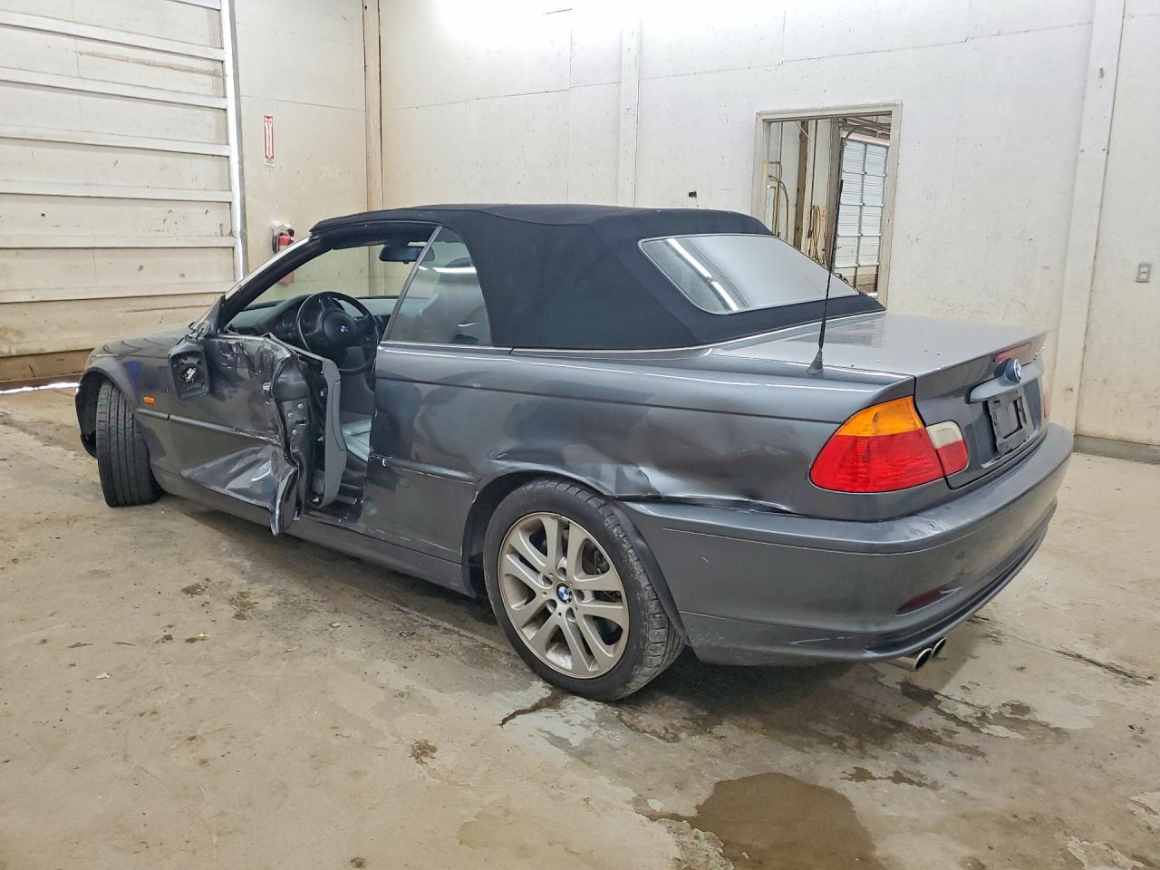 2002 Bmw 330 Ci Gray vin: WBABS53482JU93242