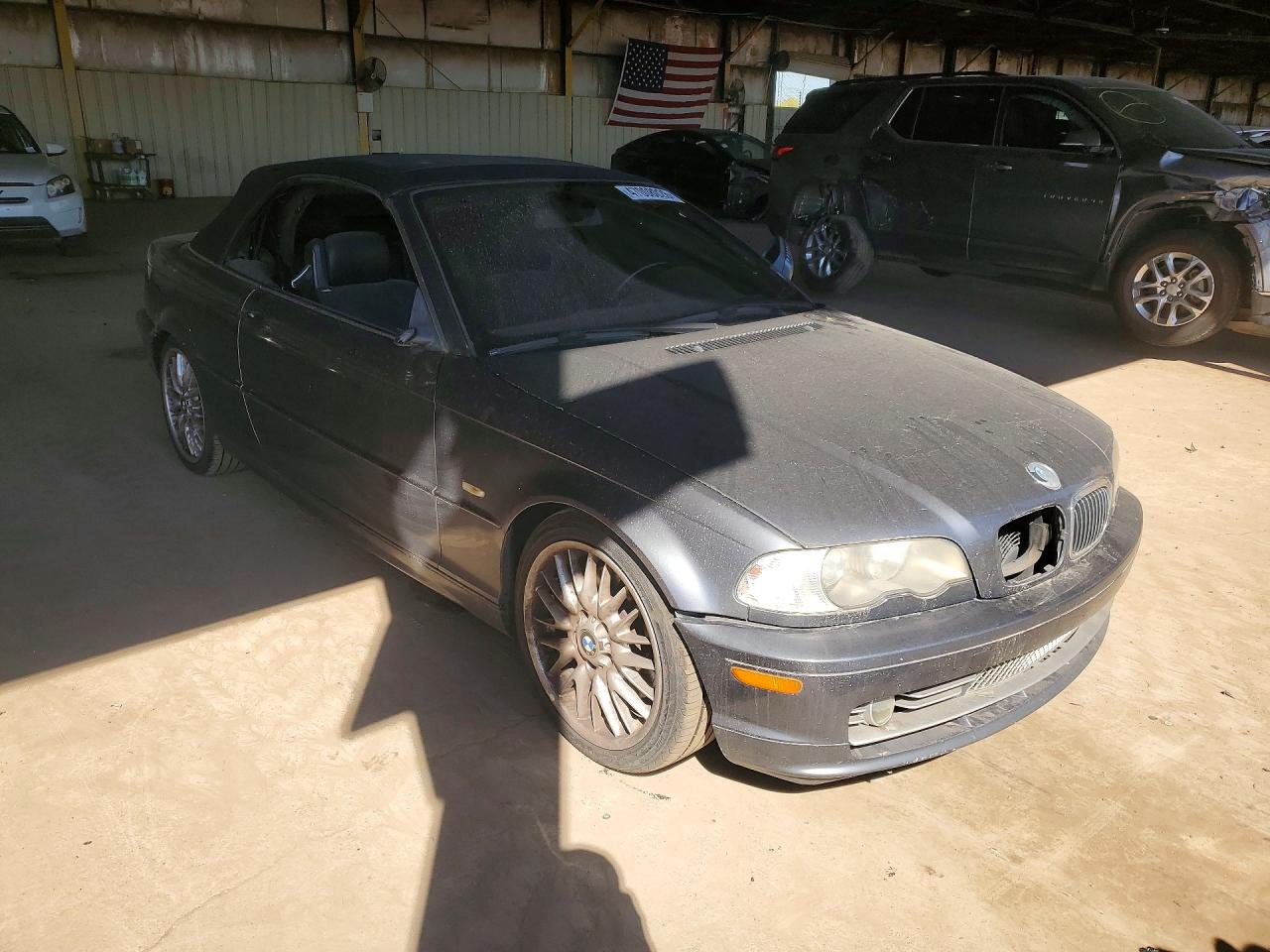 2002 Bmw 330 Ci Gray vin: WBABS53482JU93662