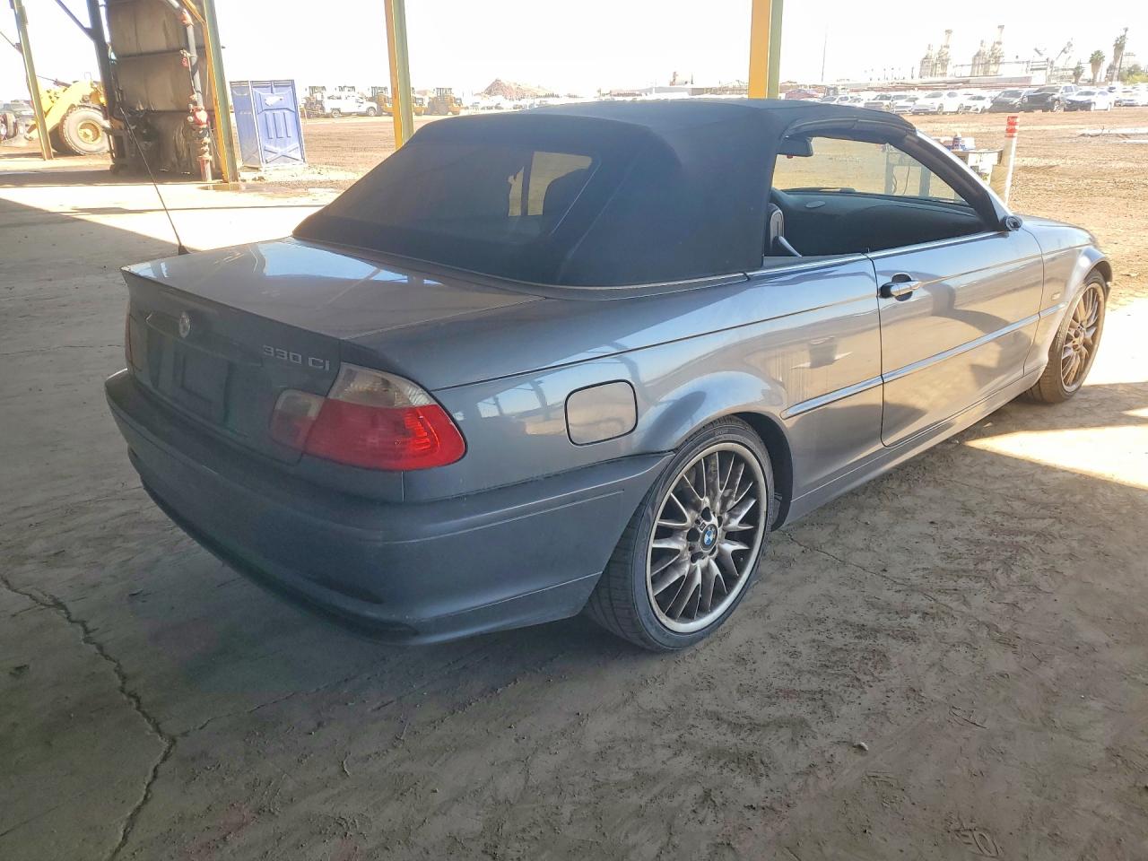 2002 Bmw 330 Ci Gray vin: WBABS53482JU93662