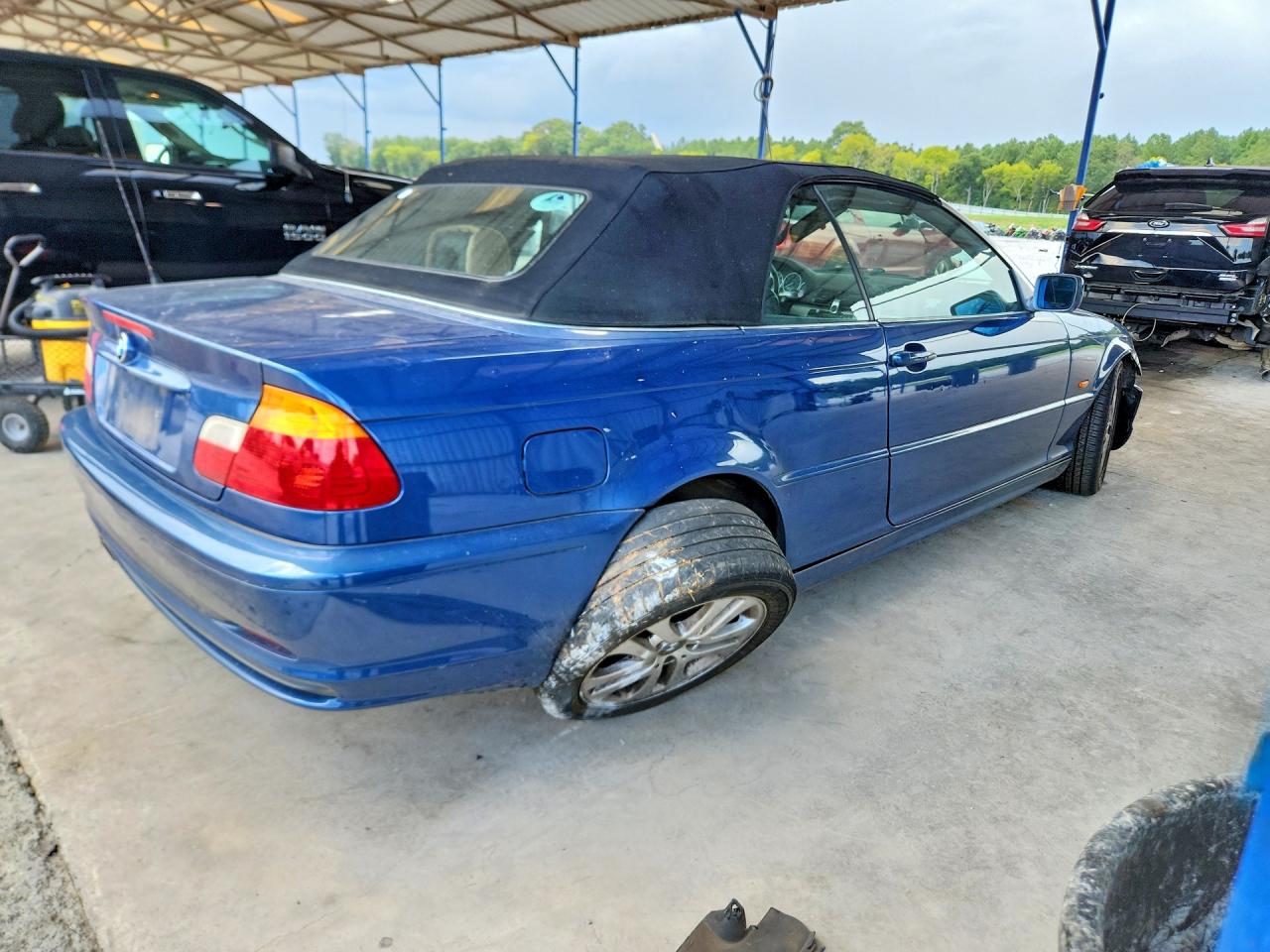 2002 Bmw 330 Ci Blue vin: WBABS53492JU90558