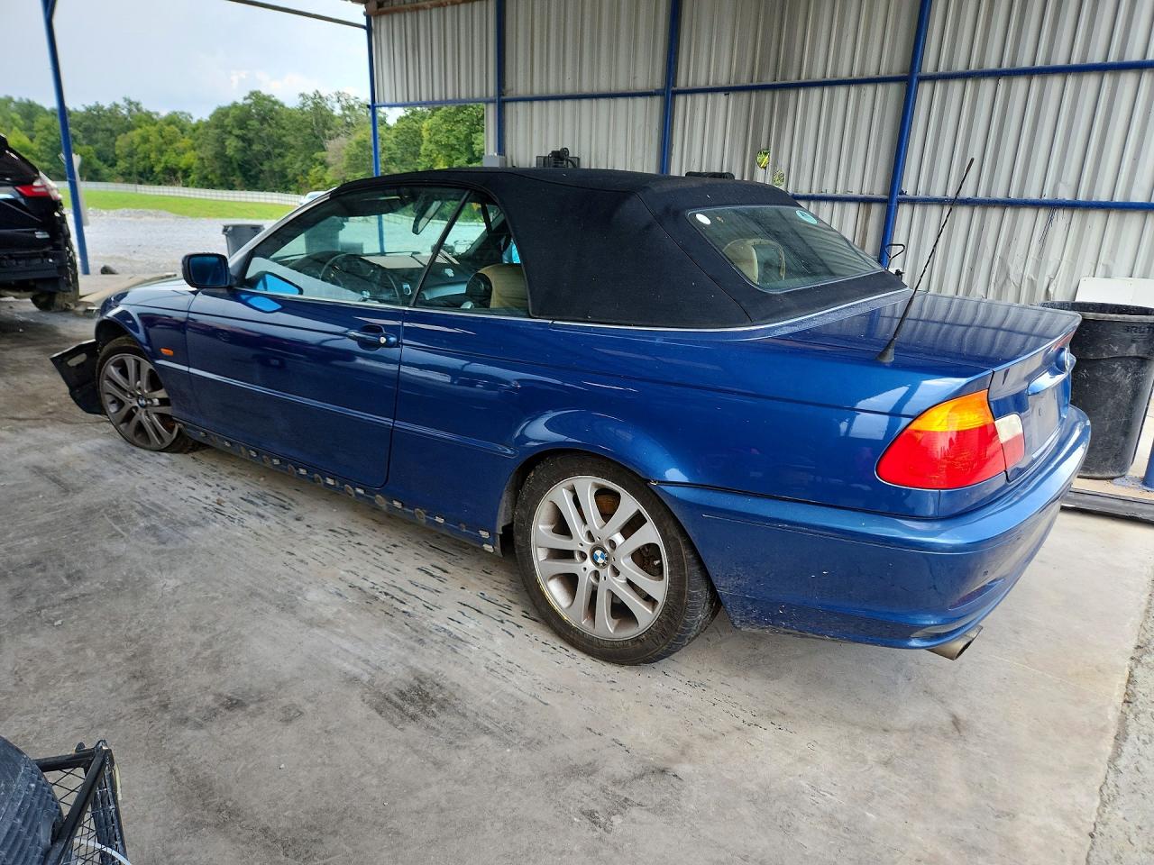 2002 Bmw 330 Ci Blue vin: WBABS53492JU90558