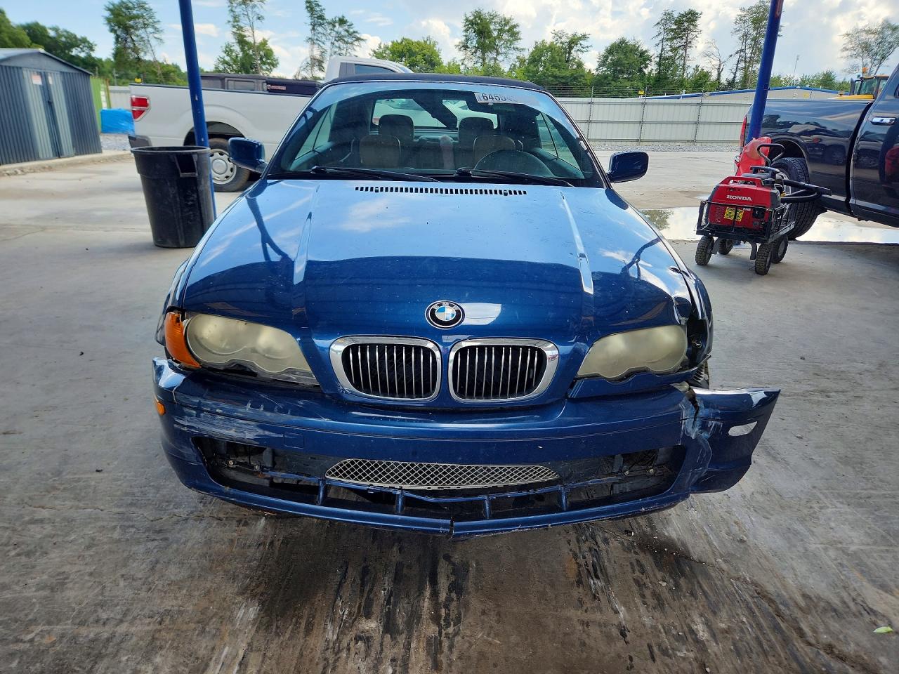2002 Bmw 330 Ci Blue vin: WBABS53492JU90558
