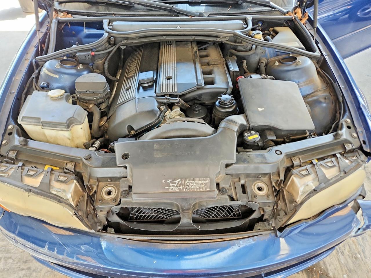 2002 Bmw 330 Ci Blue vin: WBABS53492JU90558