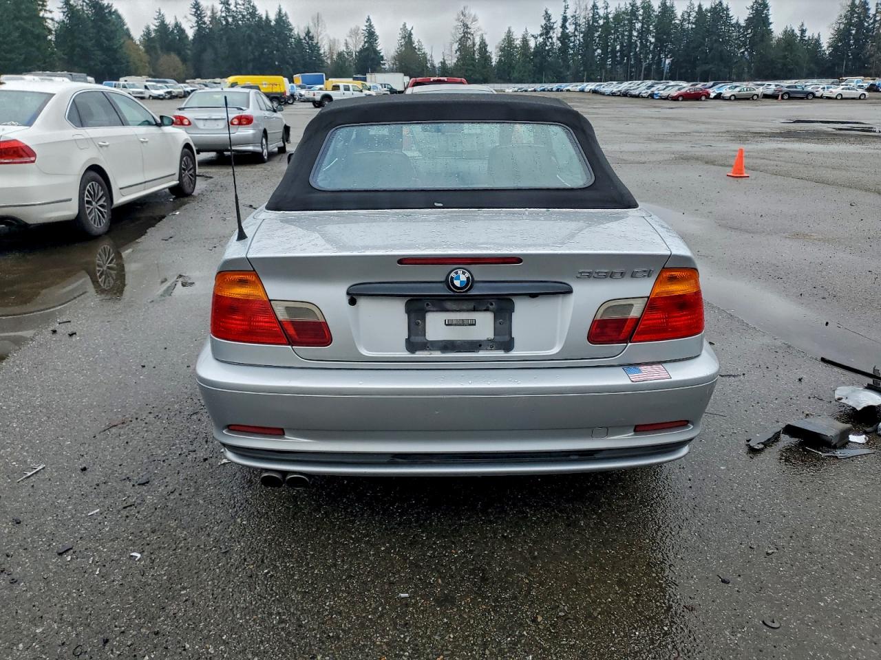 2001 Bmw 330 Ci Серебряный vin: WBABS534X1JU81222