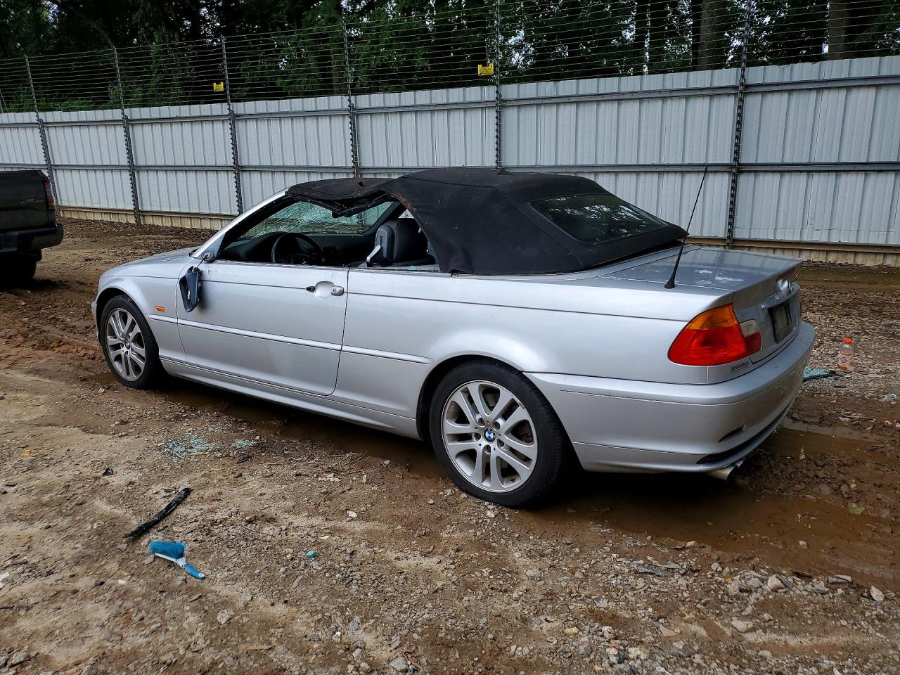 2003 Bmw 330 Ci Silver vin: WBABS534X3JU98377