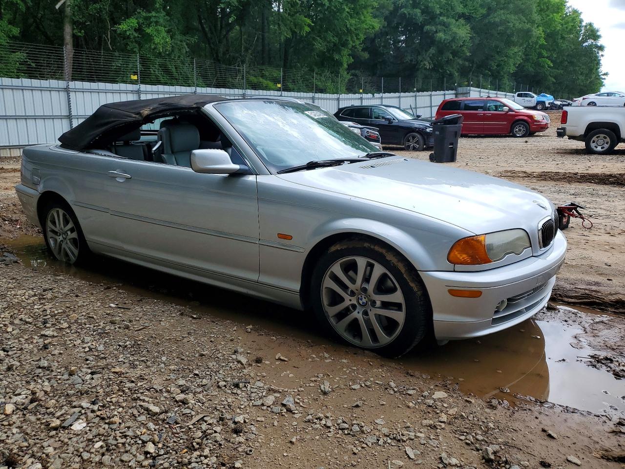 2003 Bmw 330 Ci Silver vin: WBABS534X3JU98377