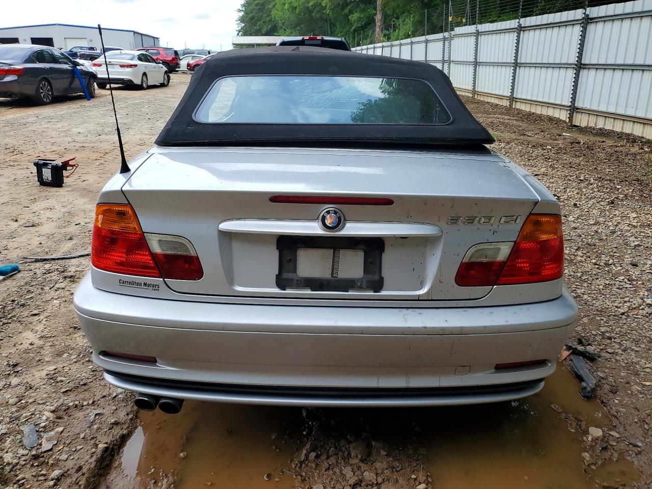2003 Bmw 330 Ci Silver vin: WBABS534X3JU98377