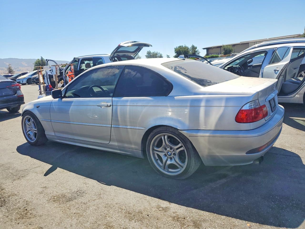 2004 Bmw 325 Ci Sulev Silver vin: WBABV13444JT21468