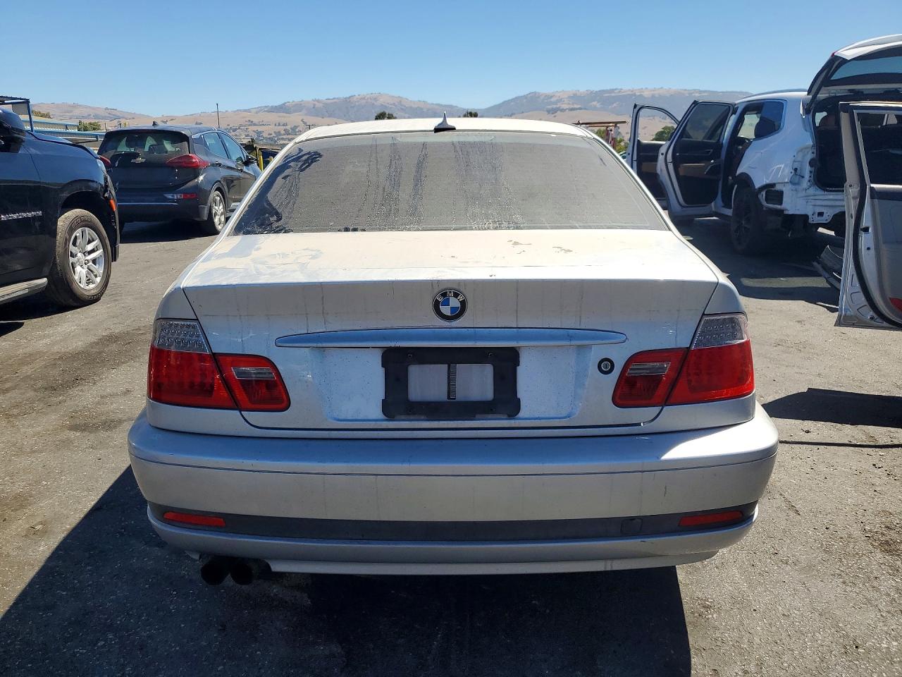 2004 Bmw 325 Ci Sulev Silver vin: WBABV13444JT21468