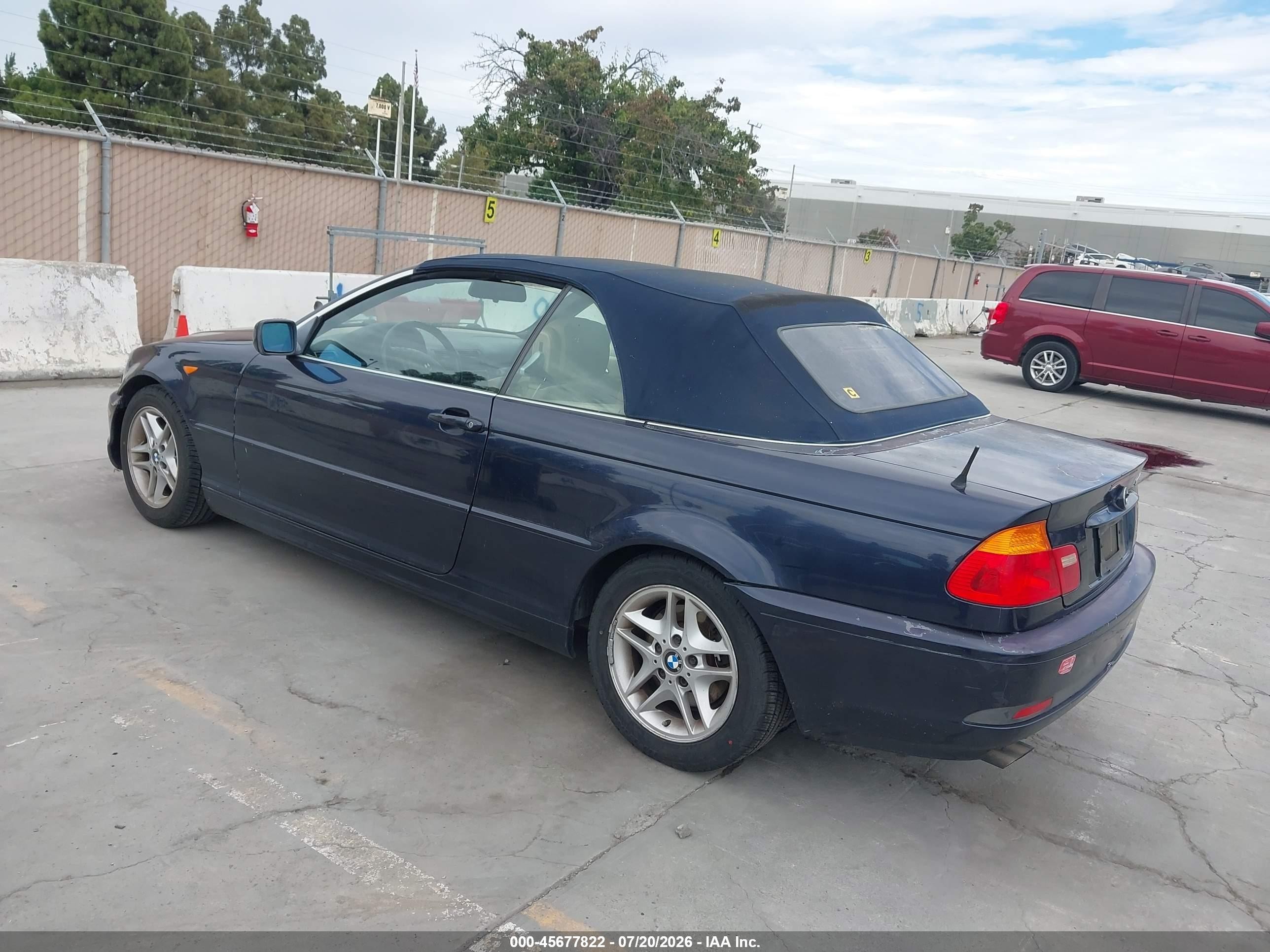 2004 Bmw 325ci   Black vin: WBABW33404PL30321