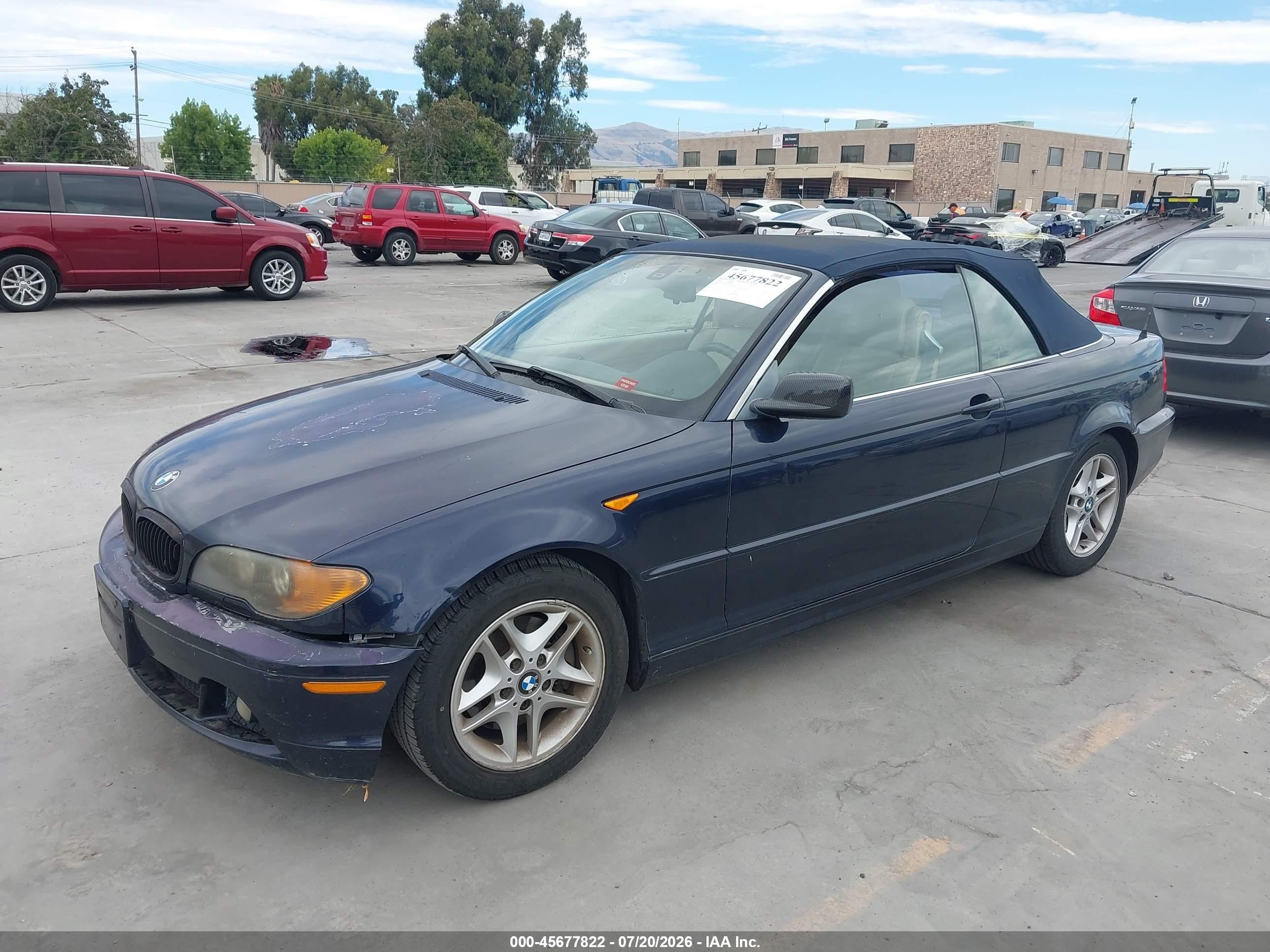 2004 Bmw 325ci   Black vin: WBABW33404PL30321