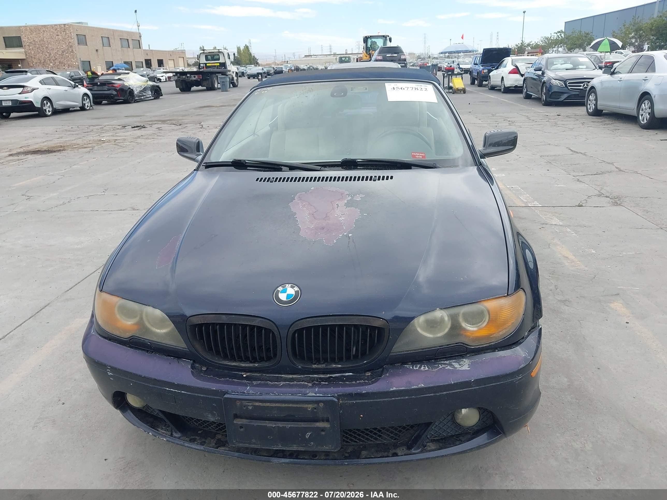 2004 Bmw 325ci   Black vin: WBABW33404PL30321