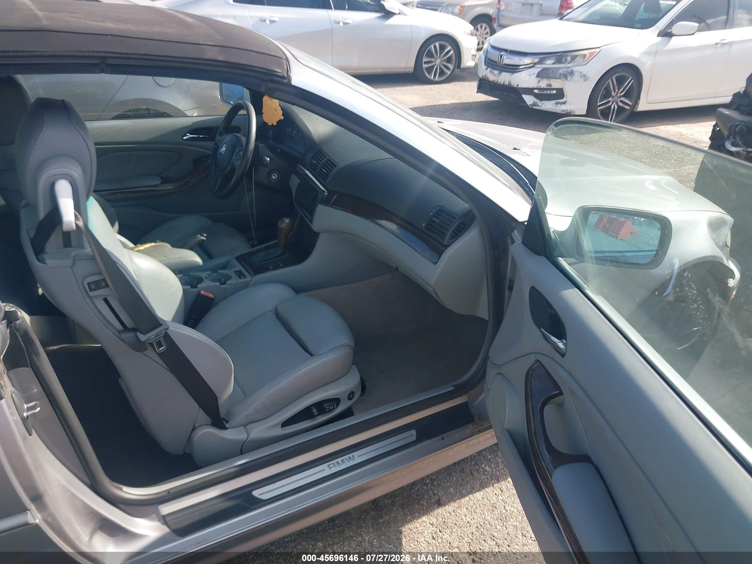 2006 Bmw 325ci   Серебряный vin: WBABW33406PX84135