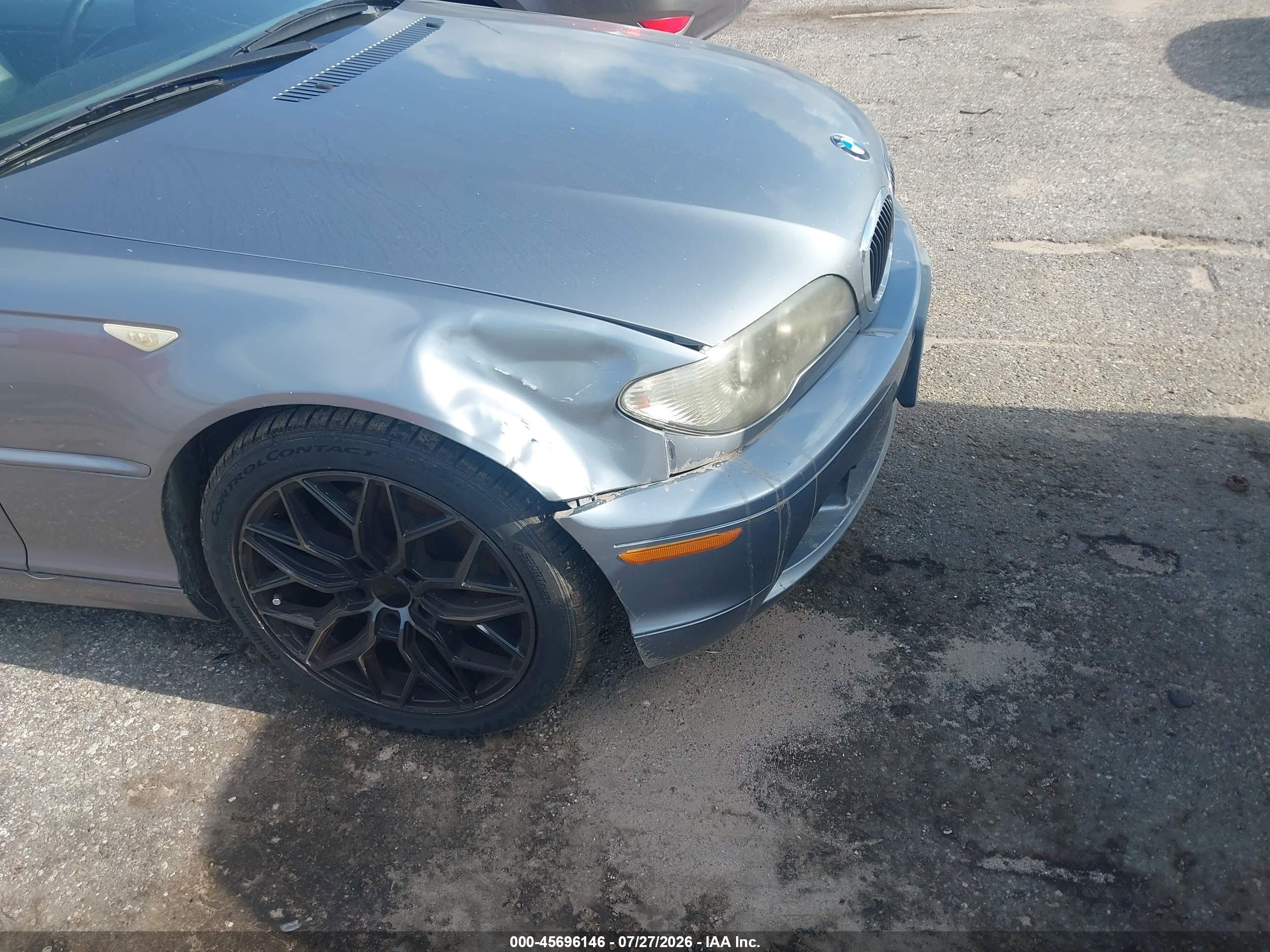 2006 Bmw 325ci   Серебряный vin: WBABW33406PX84135