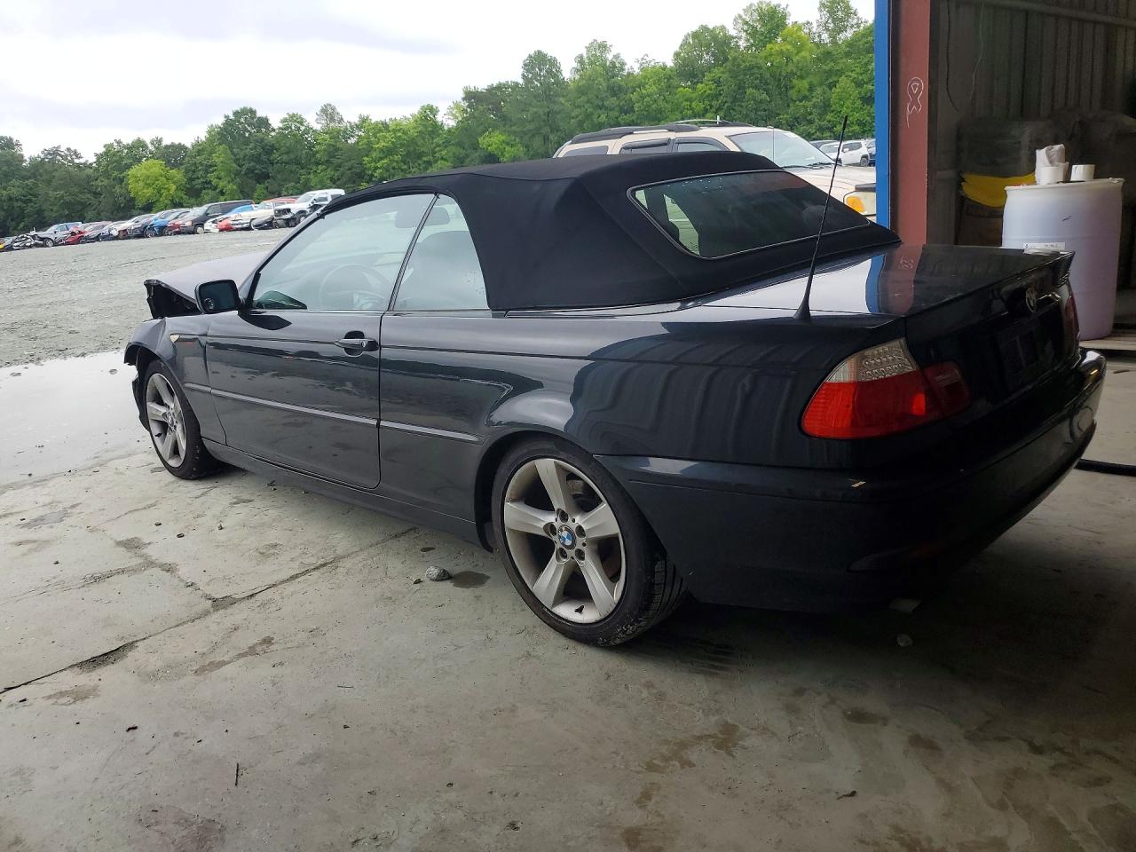 2006 Bmw 325 Ci Black vin: WBABW33406PX85480