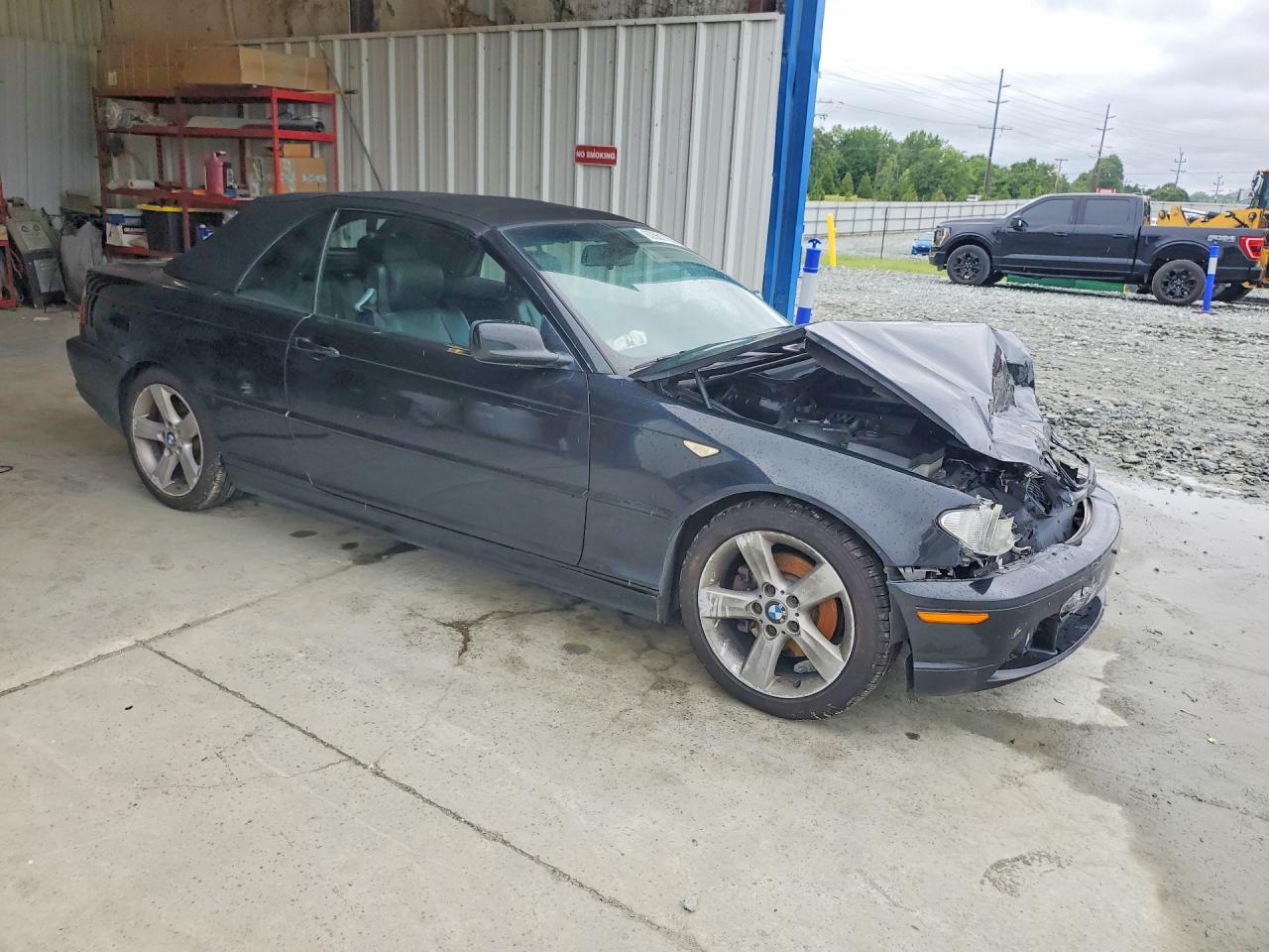2006 Bmw 325 Ci Black vin: WBABW33406PX85480