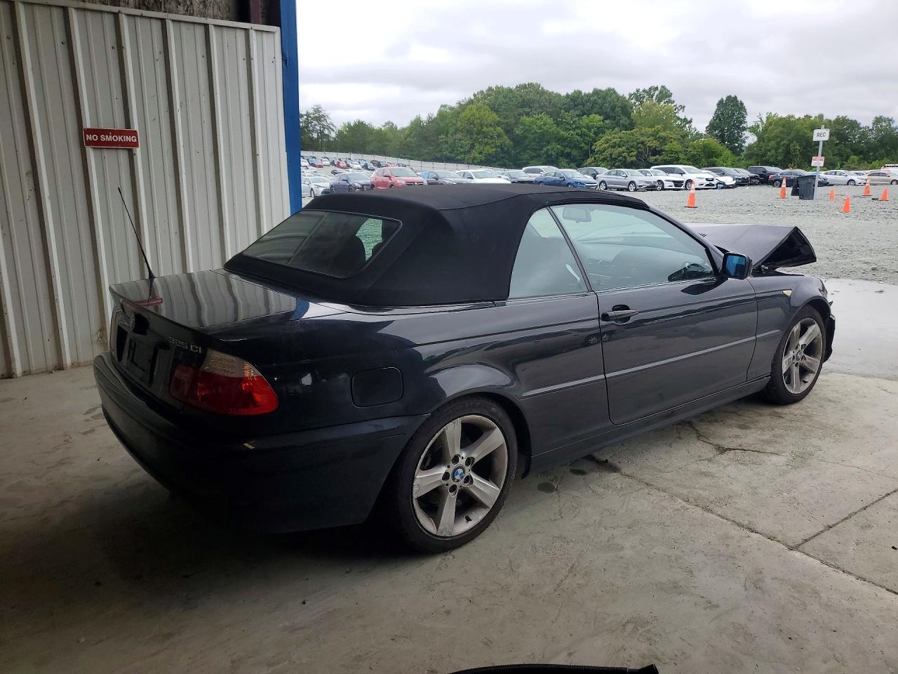2006 Bmw 325 Ci Black vin: WBABW33406PX85480