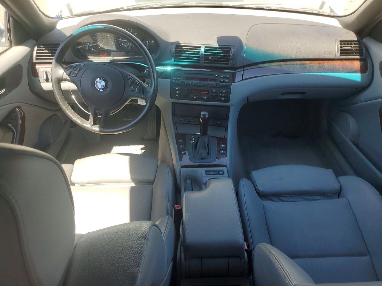 2004 Bmw 325 Ci Silver vin: WBABW33414PL30487