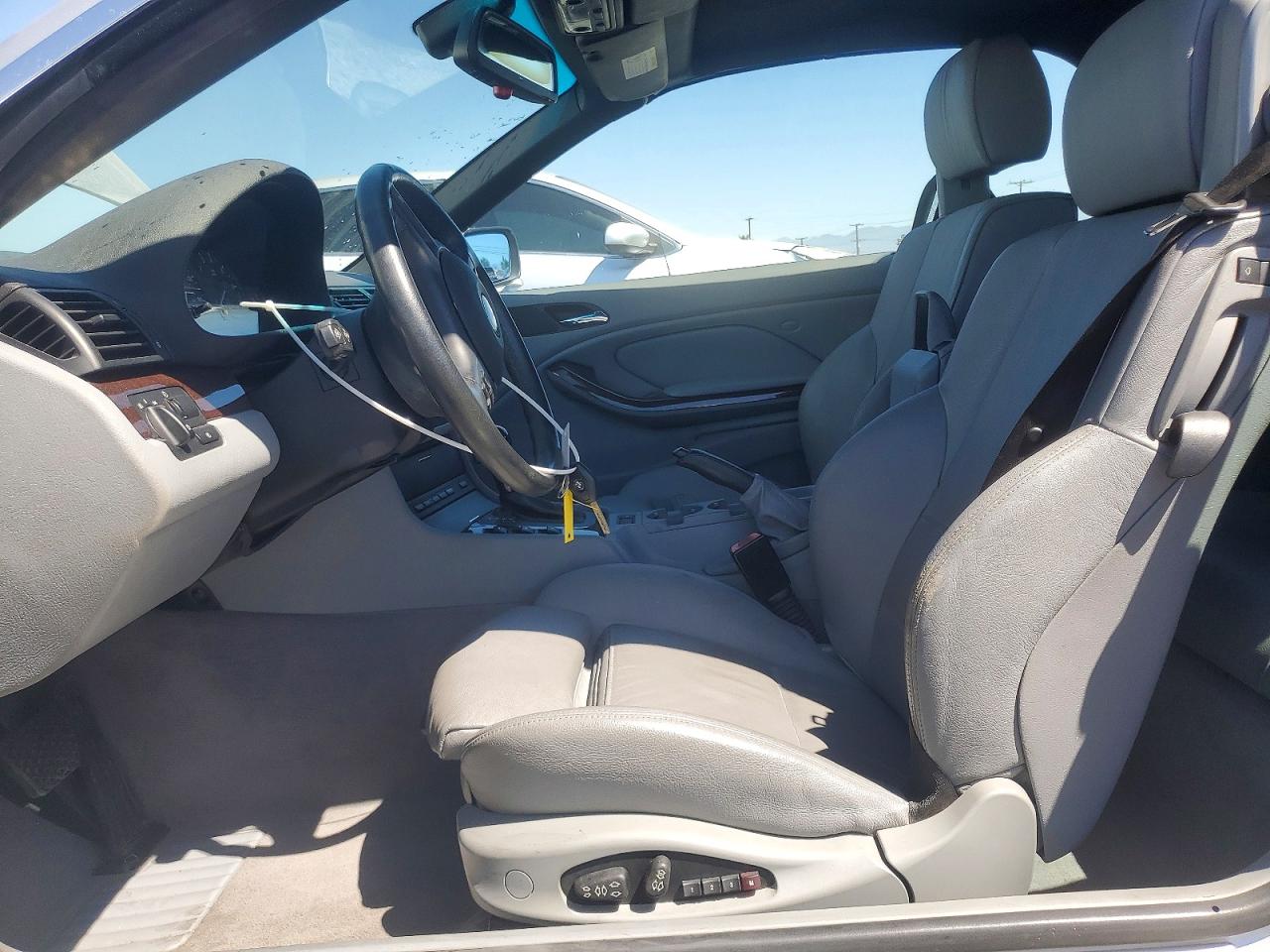 2004 Bmw 325 Ci Silver vin: WBABW33414PL30487