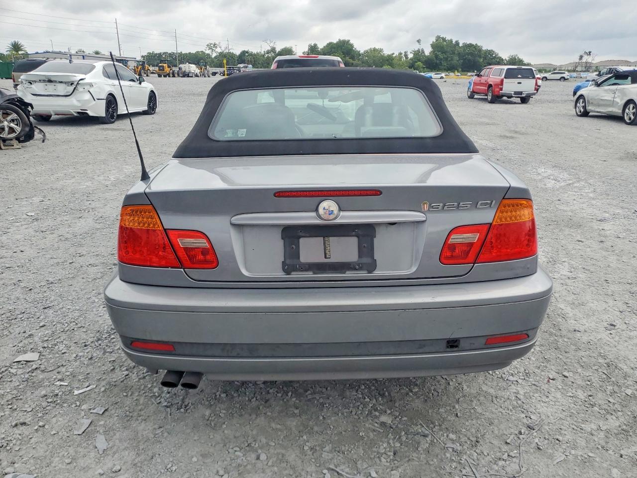 2004 Bmw 325 Ci Gray vin: WBABW33414PL31834