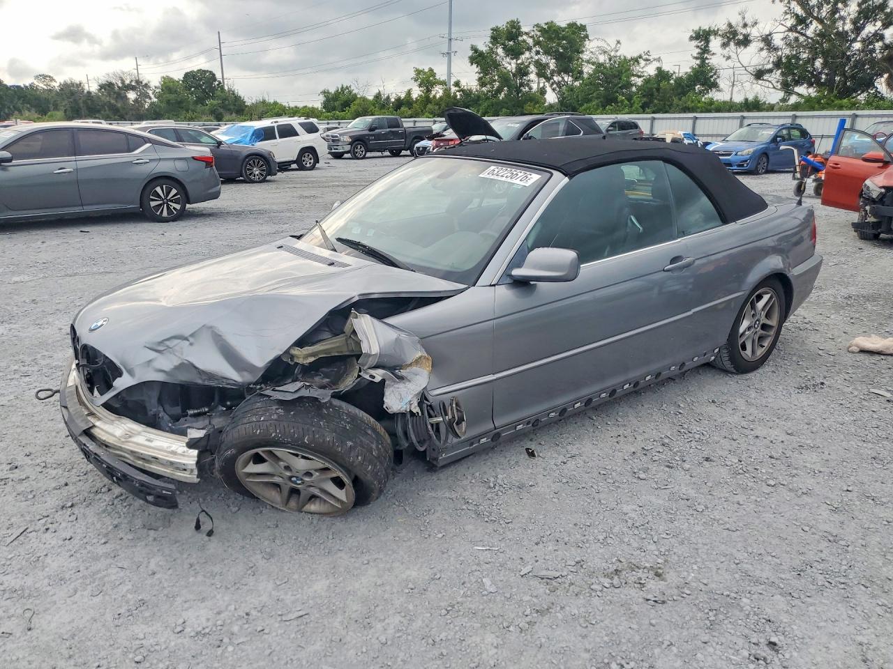 2004 Bmw 325 Ci Gray vin: WBABW33414PL31834
