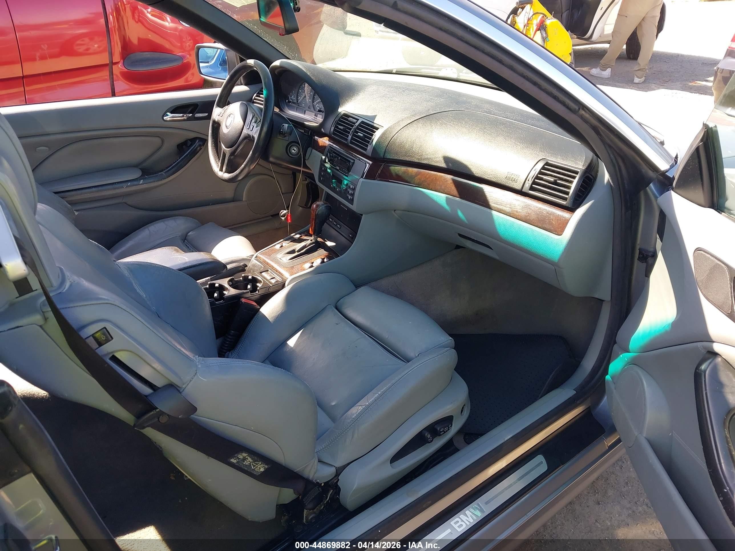 2004 Bmw 325ci   Gray vin: WBABW33414PL31865