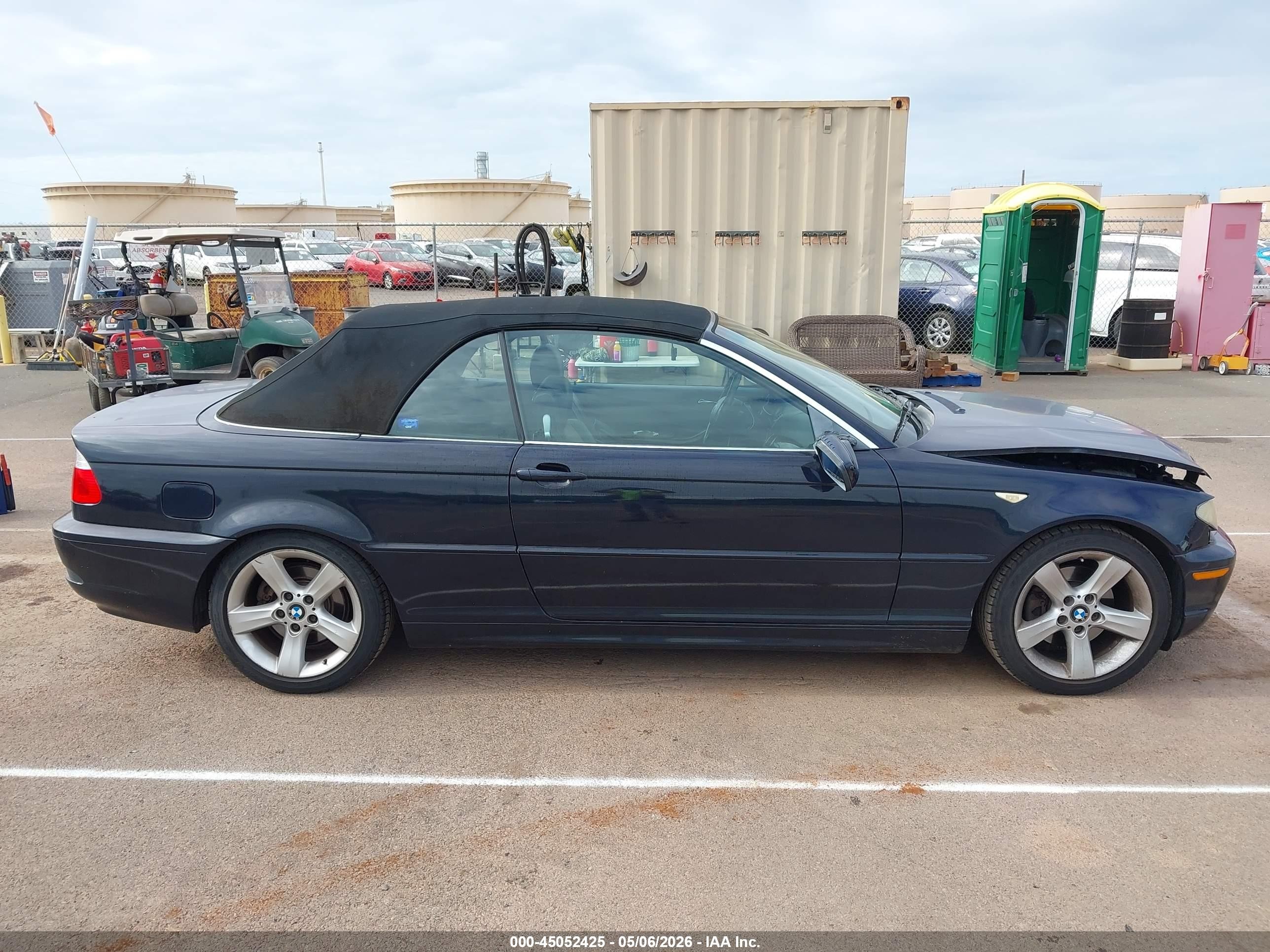 2005 Bmw 325ci   Blue vin: WBABW33415PL38834
