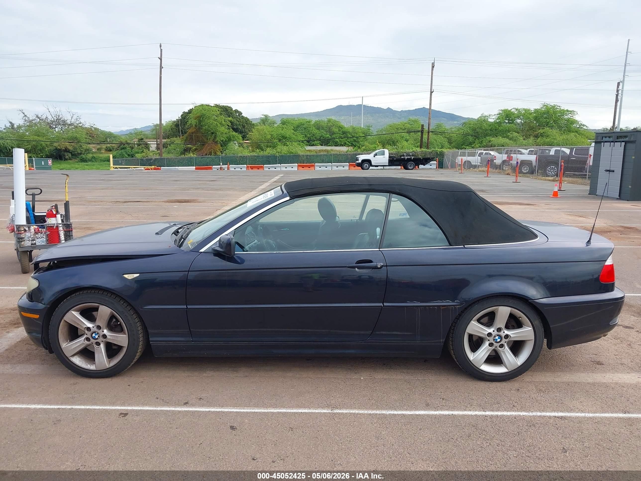 2005 Bmw 325ci   Blue vin: WBABW33415PL38834