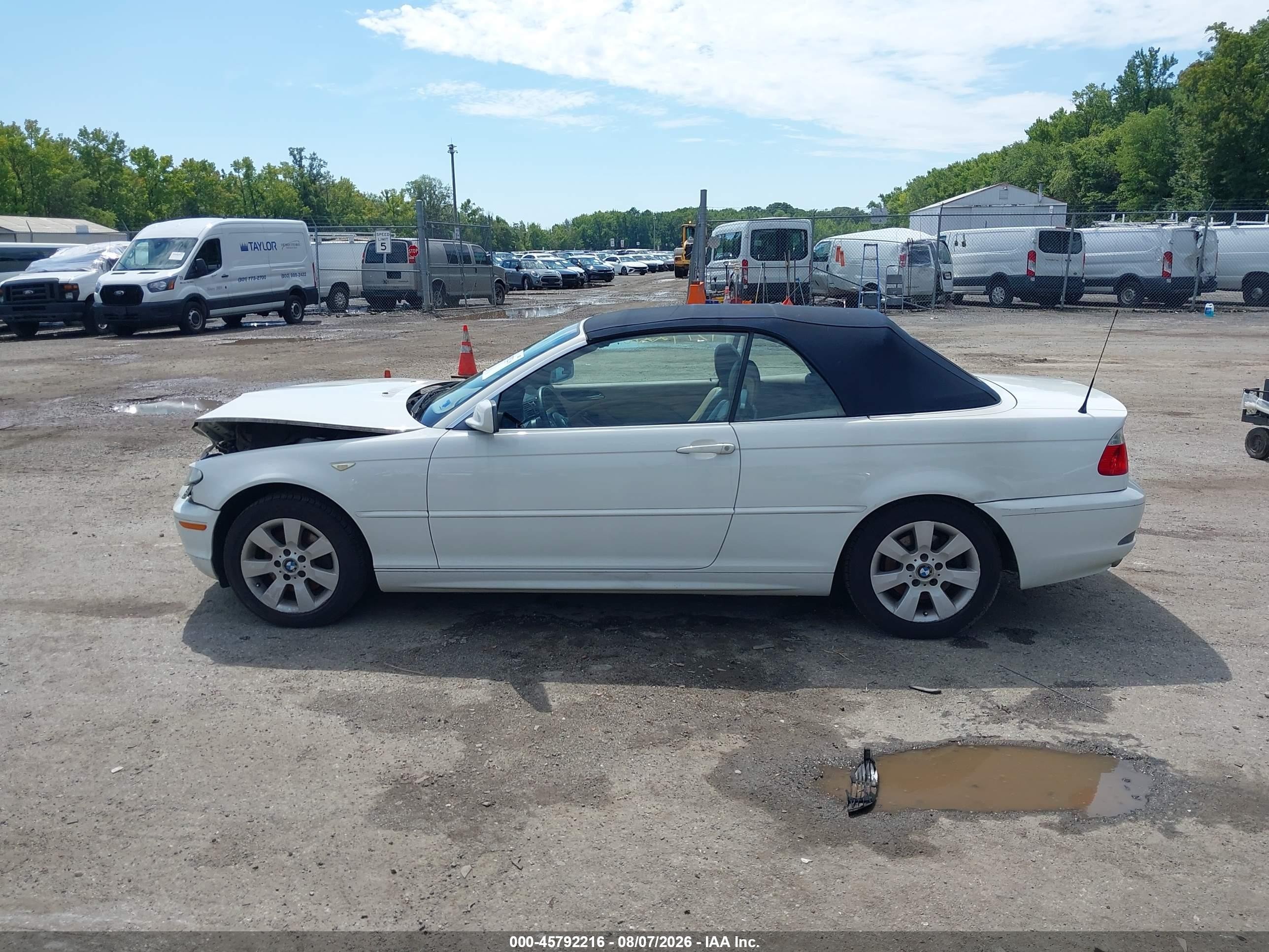 2006 Bmw 325ci   White vin: WBABW33416PX87626