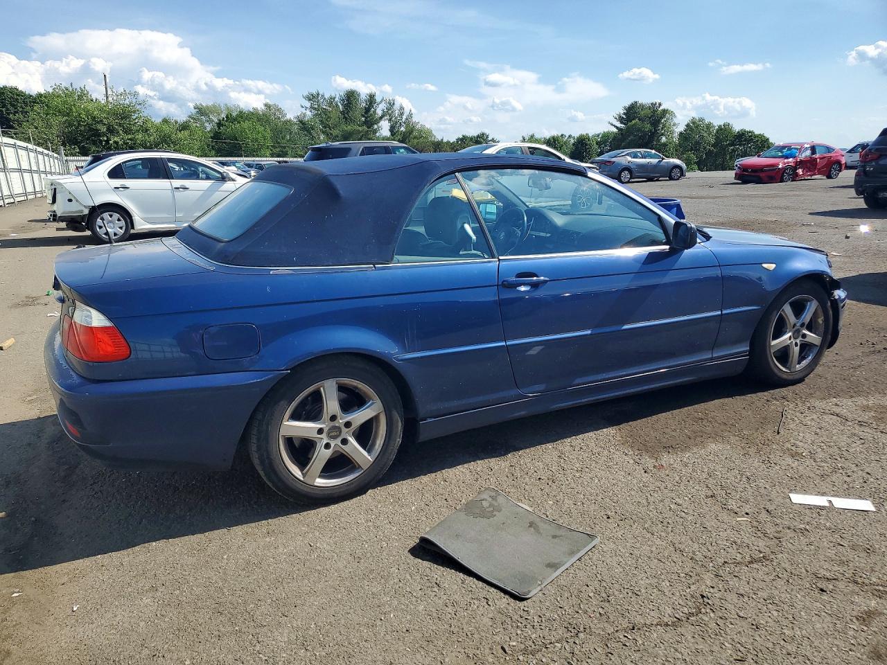 2004 Bmw 325 Синий vin: WBABW33424PL25069