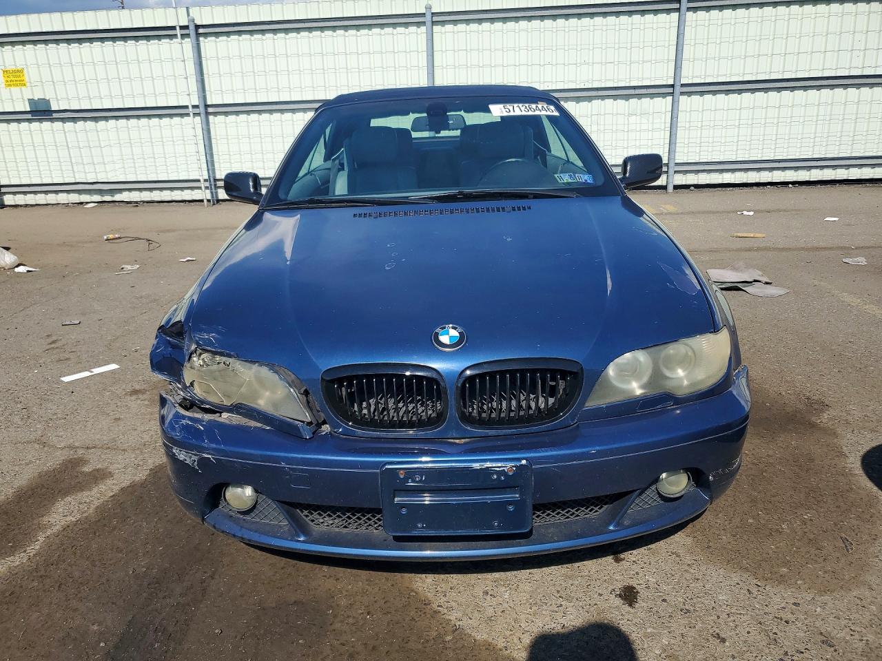 2004 Bmw 325 Синий vin: WBABW33424PL25069