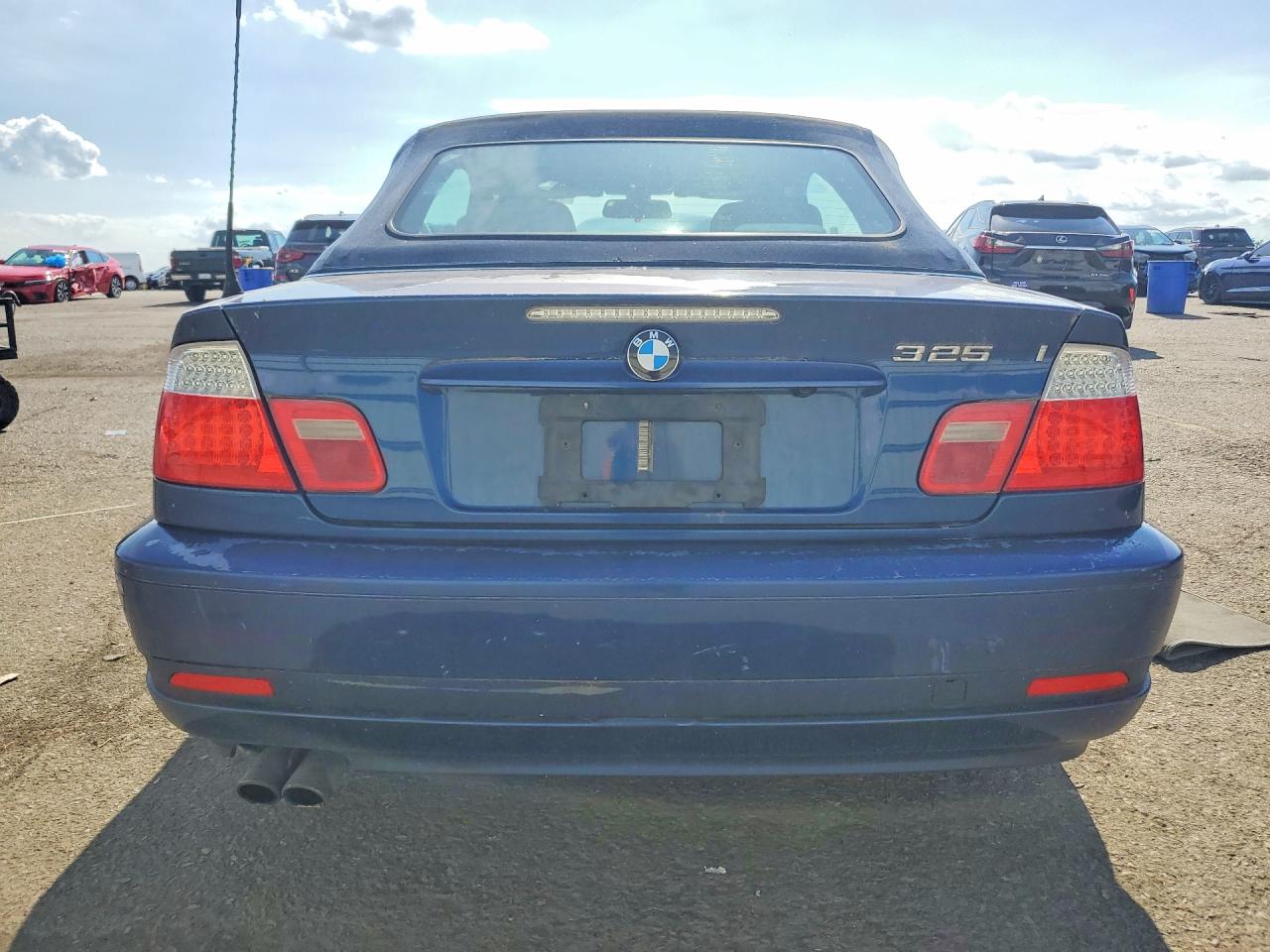 2004 Bmw 325 Синий vin: WBABW33424PL25069