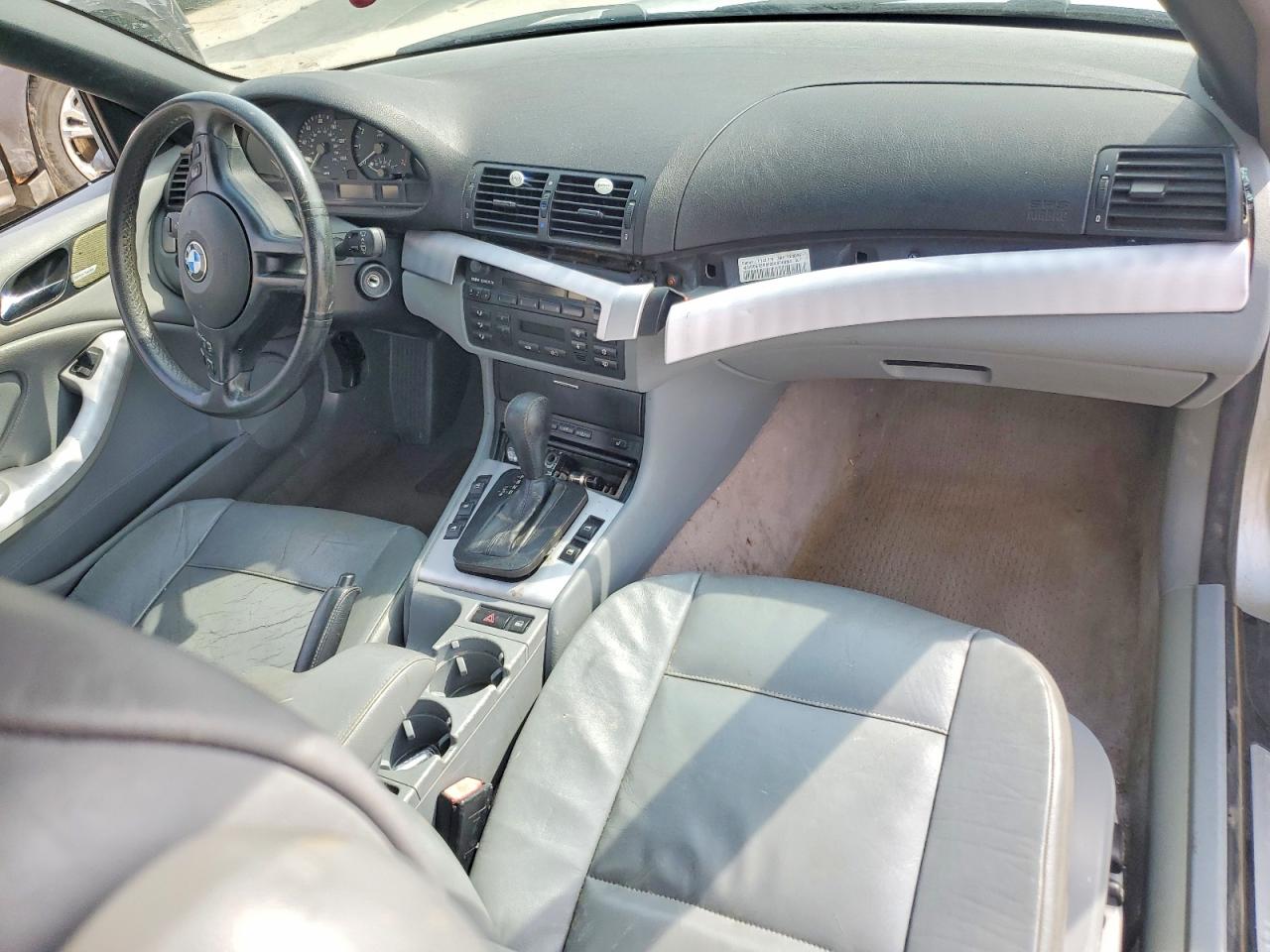 2005 Bmw 325 Ci Silver vin: WBABW33435PL35935