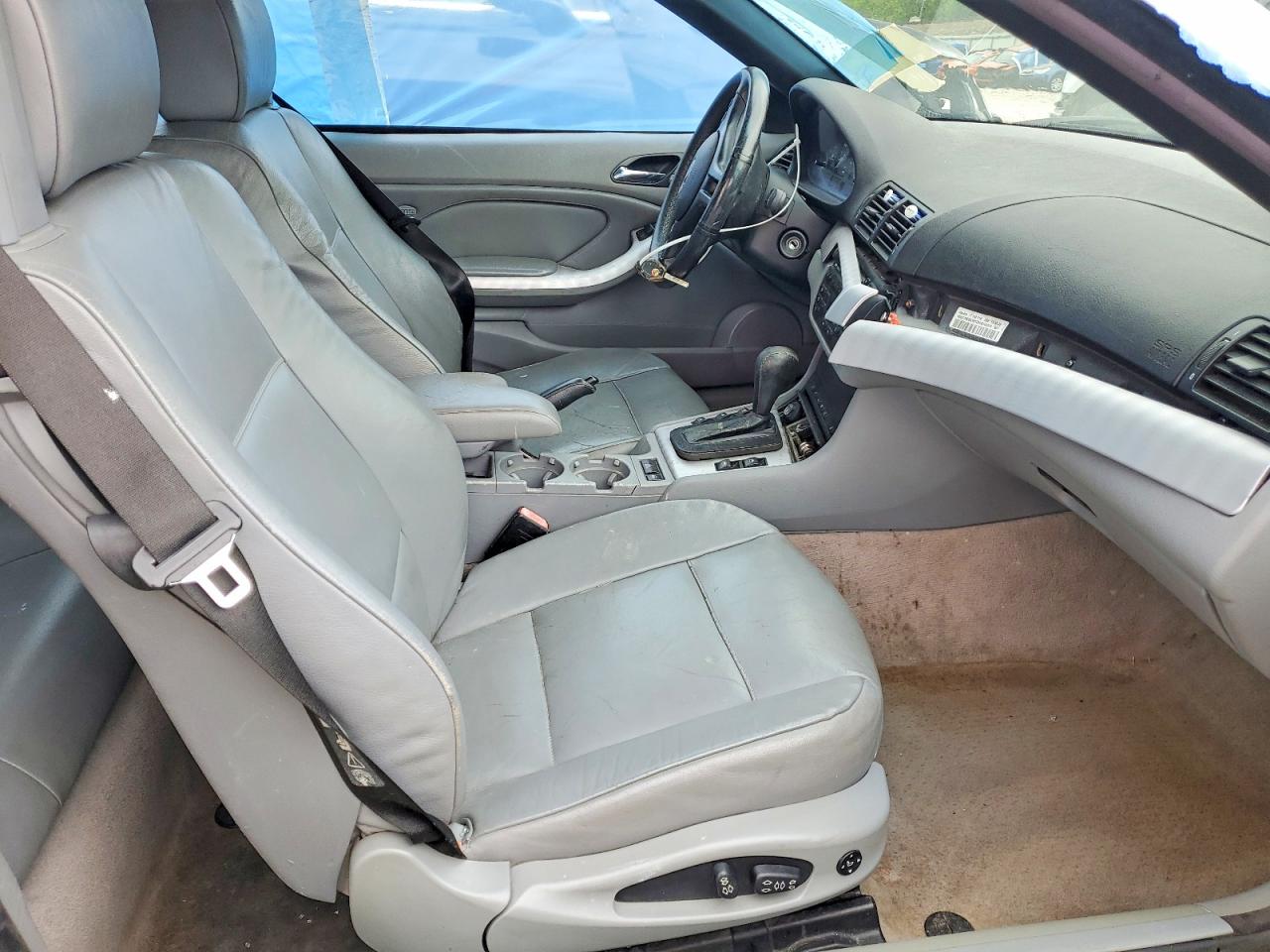 2005 Bmw 325 Ci Silver vin: WBABW33435PL35935