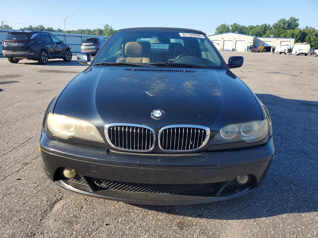 2005 Bmw 325 Ci Black vin: WBABW33435PL36521
